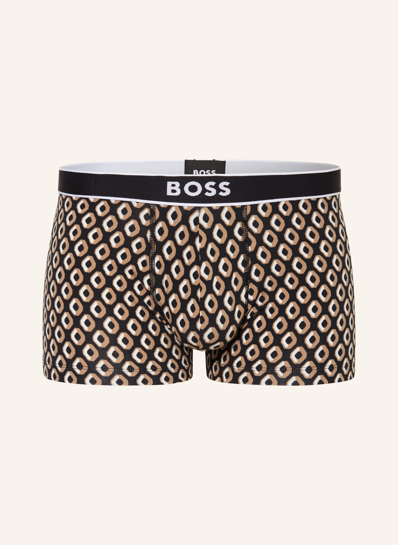 BOSS Boxer shorts, Color: BLACK/ WHITE/ BEIGE (Image 1)