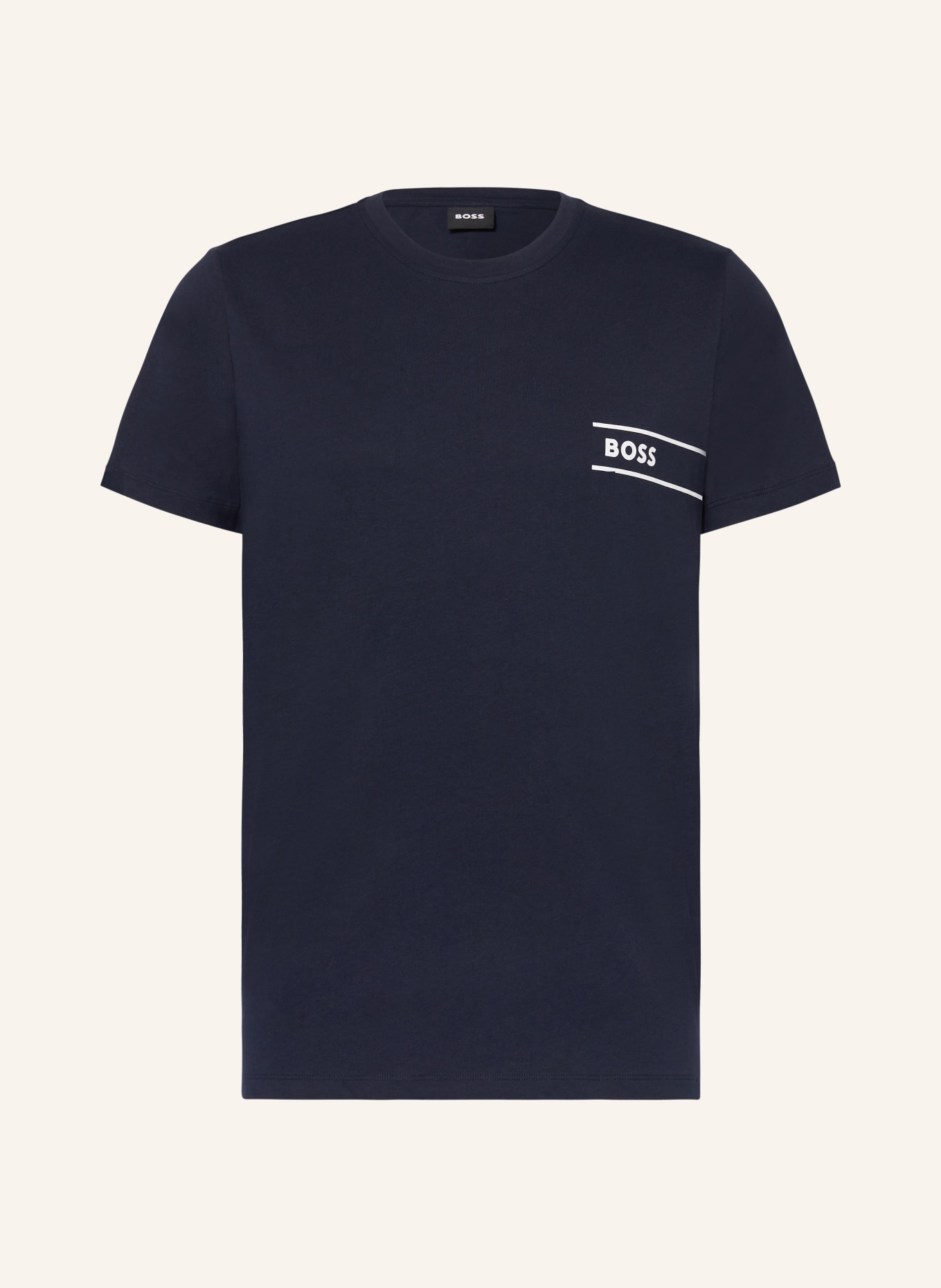 BOSS Lounge shirt, Color: DARK BLUE (Image 1)