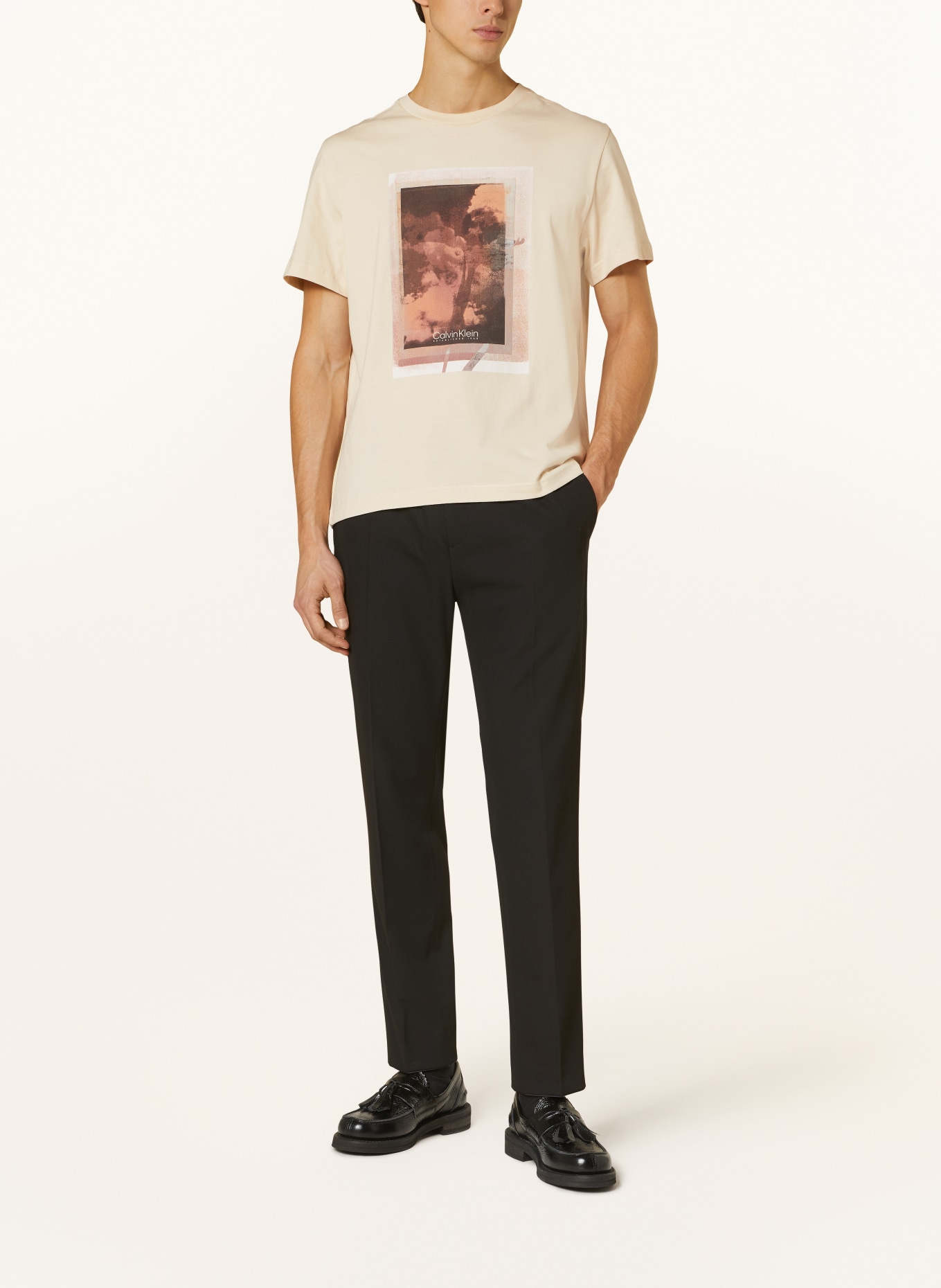 Calvin Klein T-Shirt, Farbe: BEIGE (Bild 2)