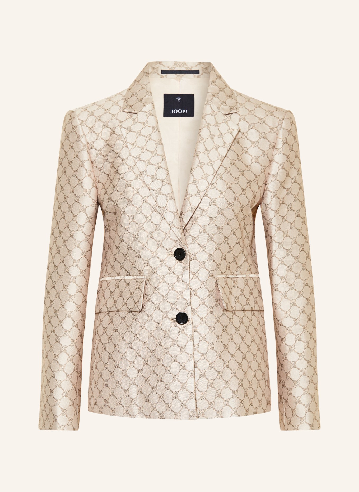 JOOP! Jacquard blazer, Color: LIGHT BROWN (Image 1)