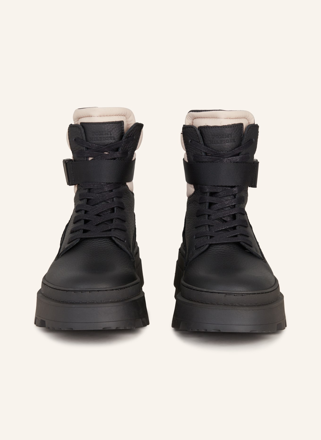TOMMY HILFIGER Lace-up boots, Color: BLACK/ LIGHT BROWN (Image 3)