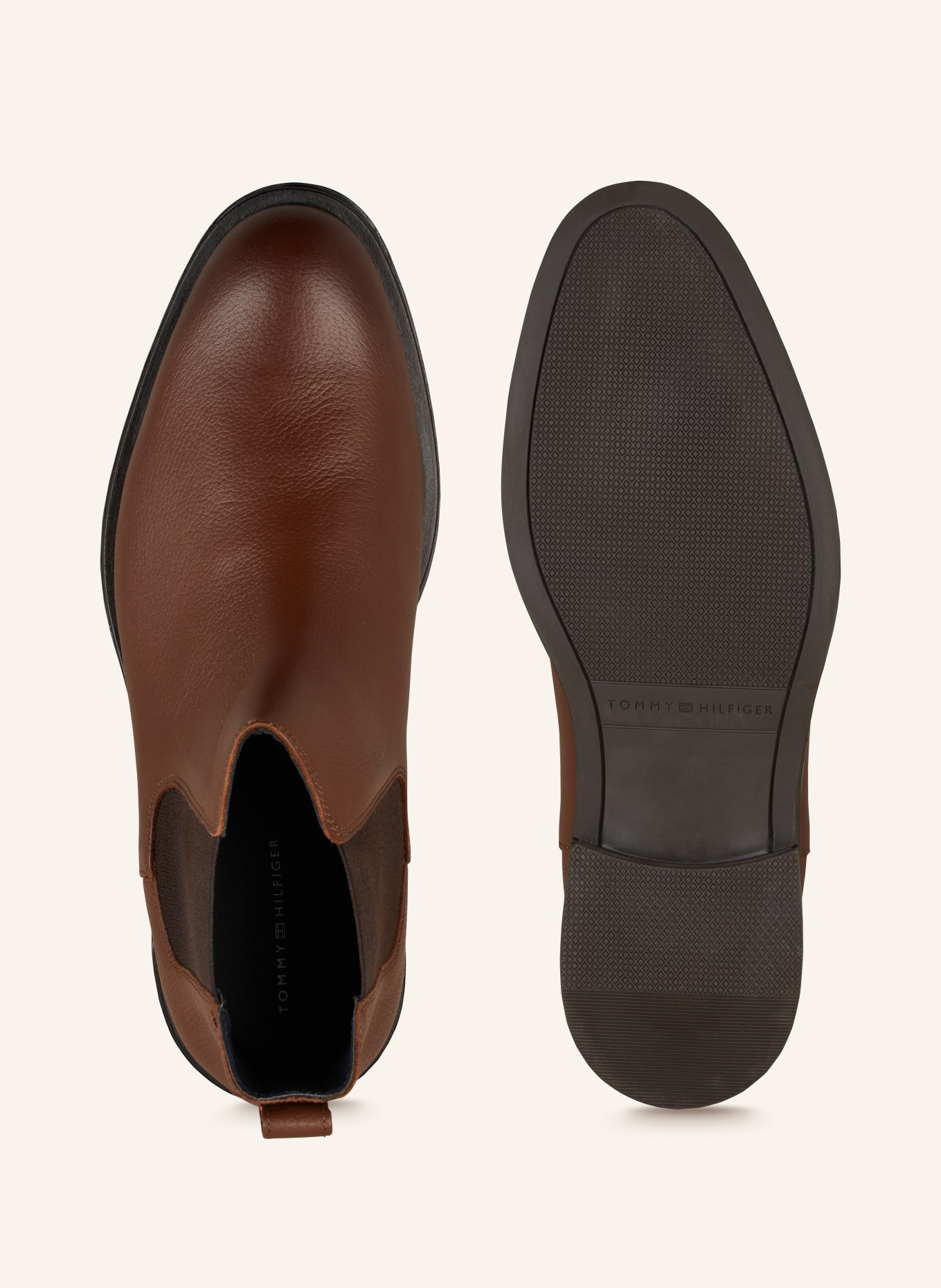 TOMMY HILFIGER Chelsea-laarzen CORE: COGNAC