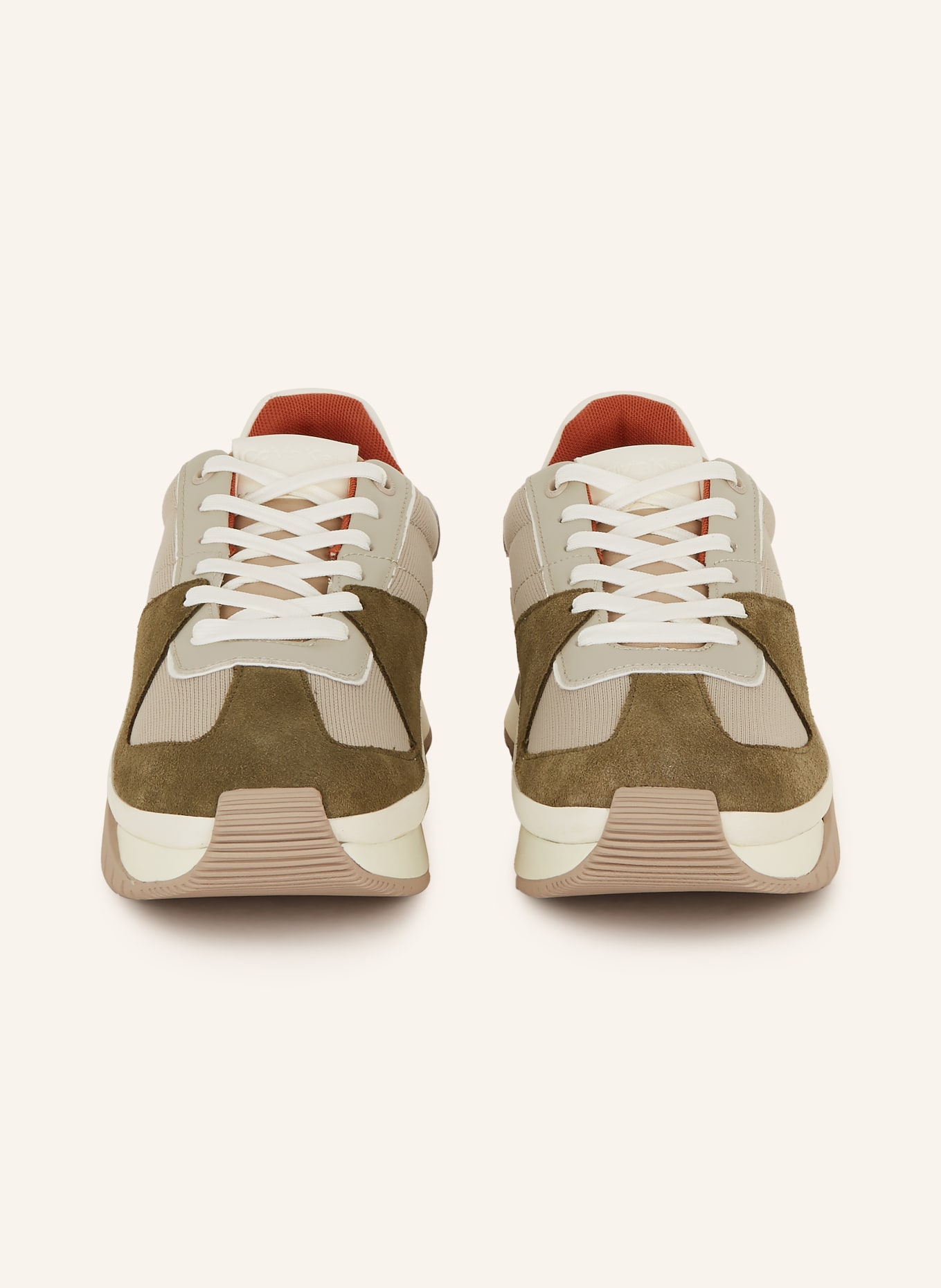 Calvin Klein Sneakersy, Kolor: BEŻOWY/ KREMOWY/ ZIELONY (Obrazek 3)