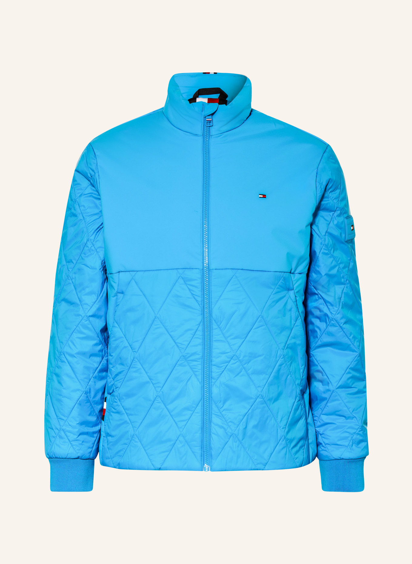 TOMMY HILFIGER Quilted jacket, Color: NEON BLUE (Image 1)