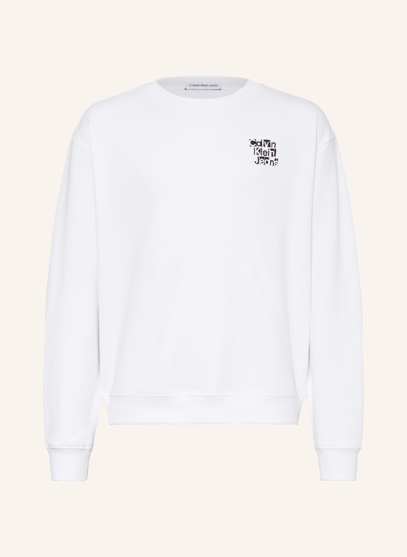 Calvin Klein Sweatshirt, Farbe: WEISS (Bild 1)