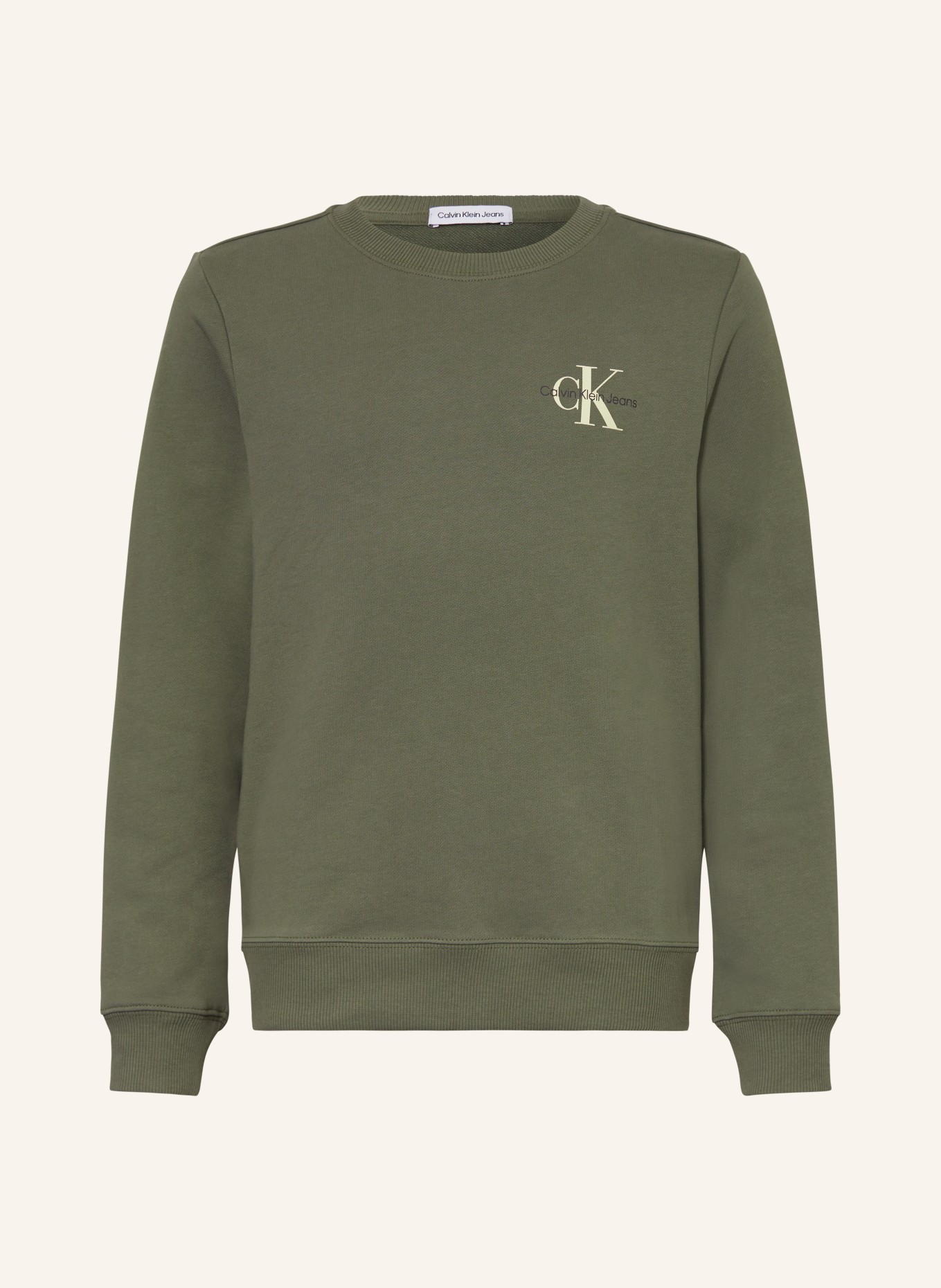 Calvin Klein Sweatshirt, Farbe: OLIV (Bild 1)