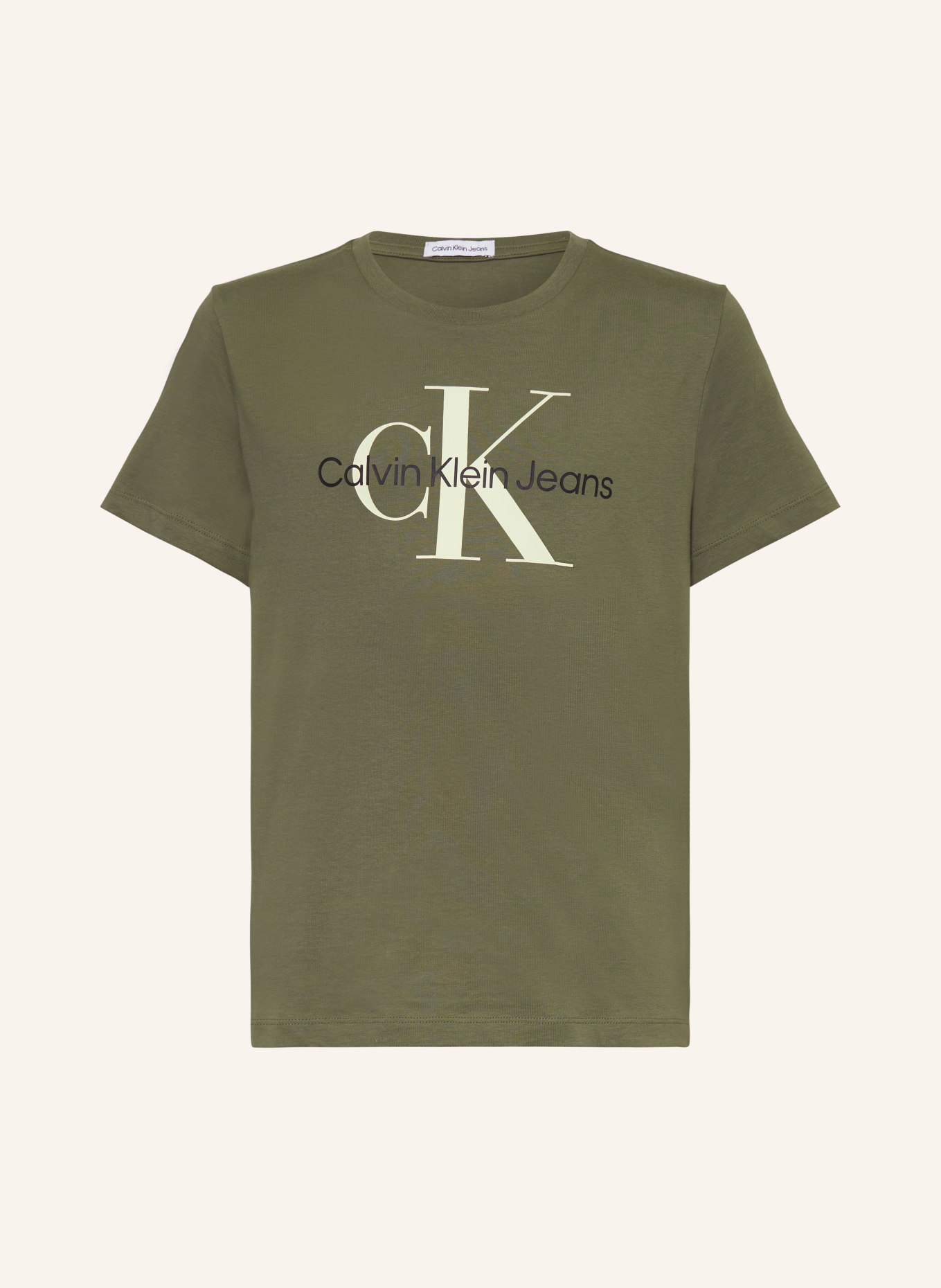 Calvin Klein T-shirt, Kolor: OLIWKOWY (Obrazek 1)