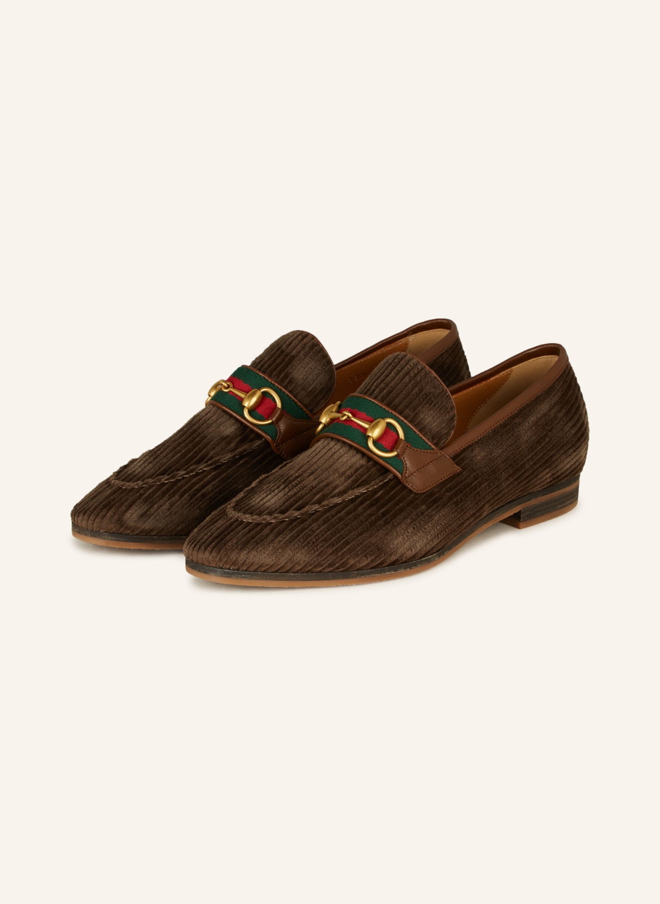 GUCCI Loafers FACIR, Color: 3245 CLAY GREEN (Image 1)