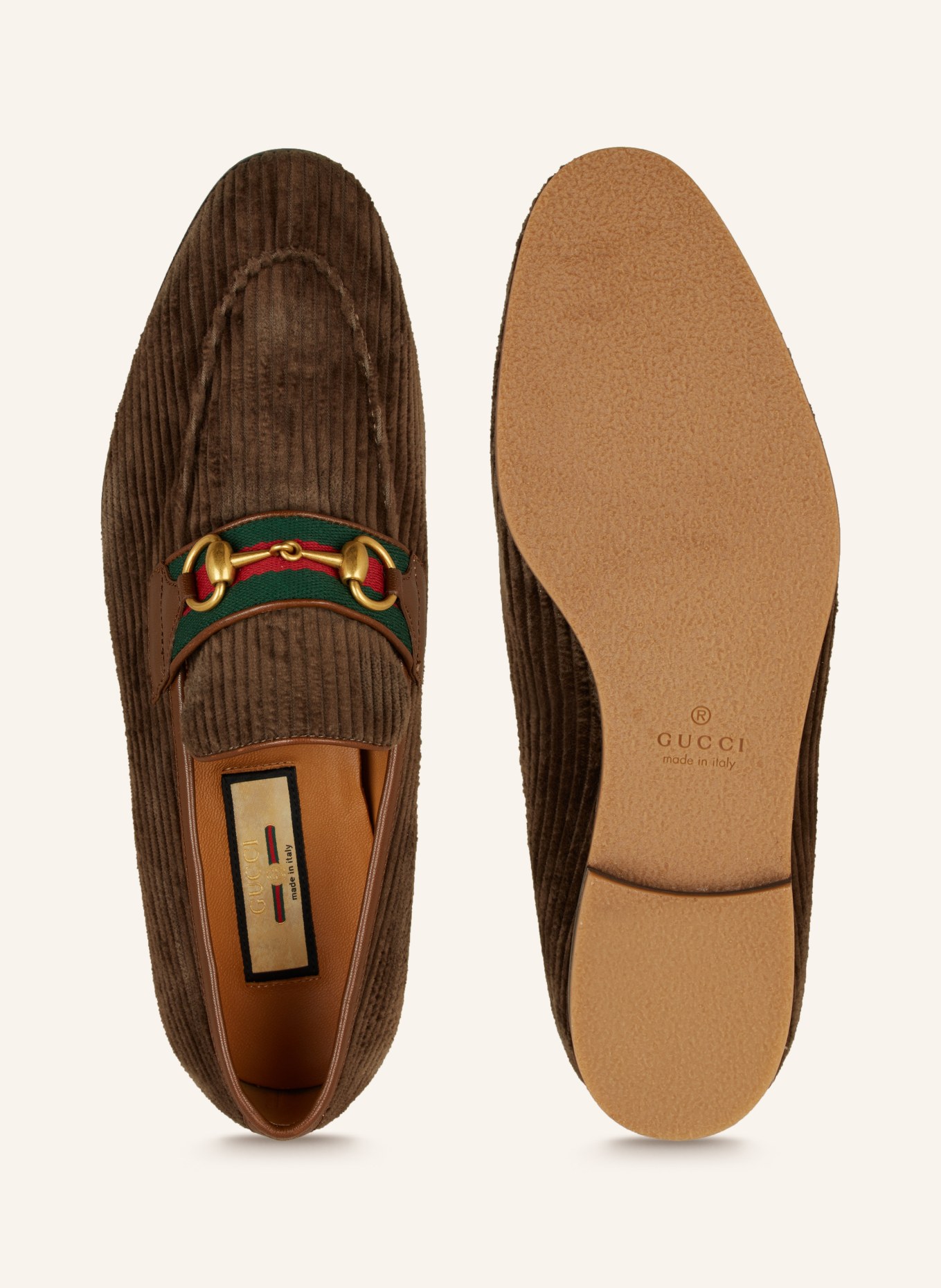 GUCCI Loafers FACIR, Color: 3245 CLAY GREEN (Image 5)