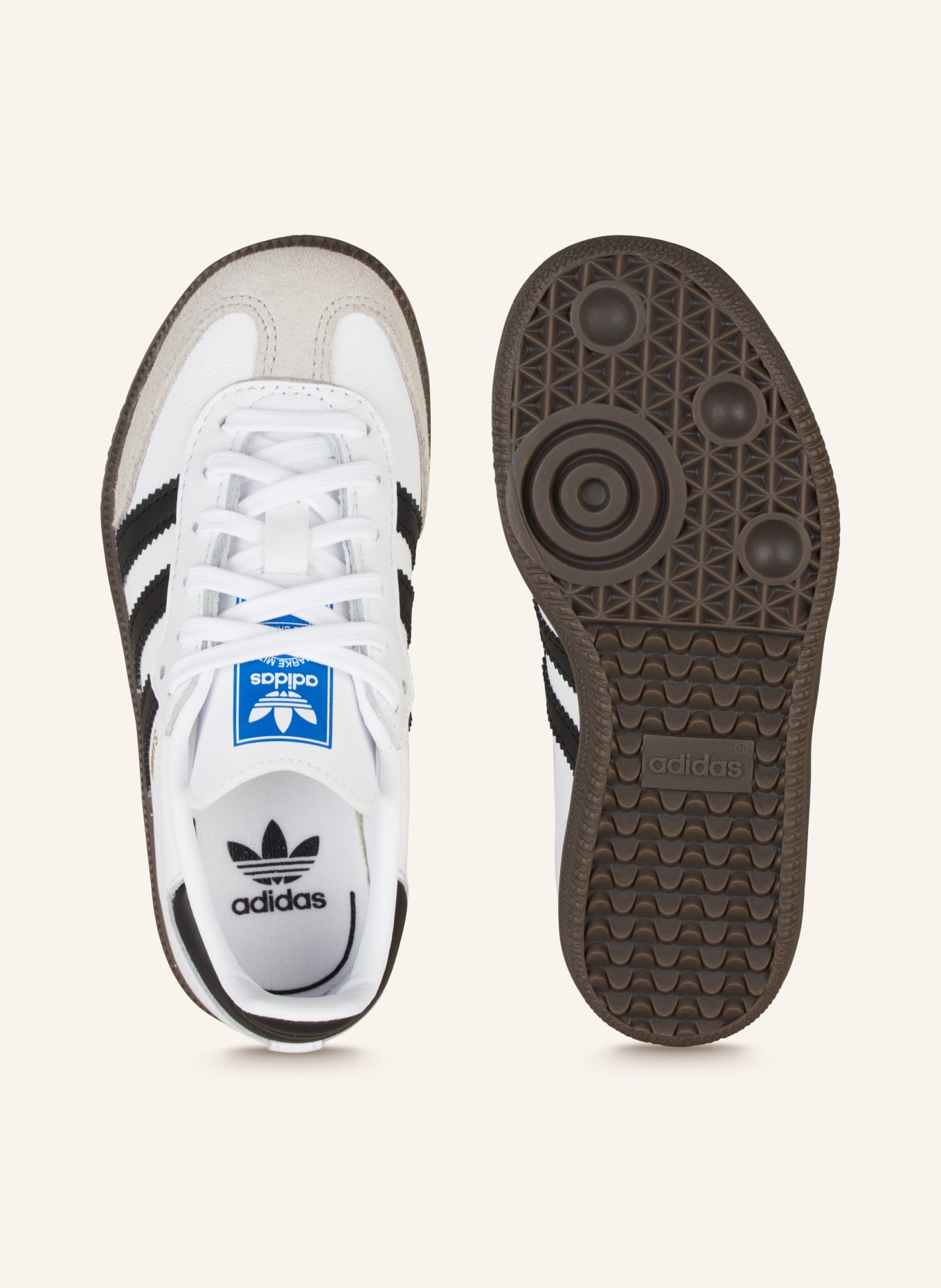 adidas Originals Sneaker SAMBA OG: WEISS / SCHWARZ