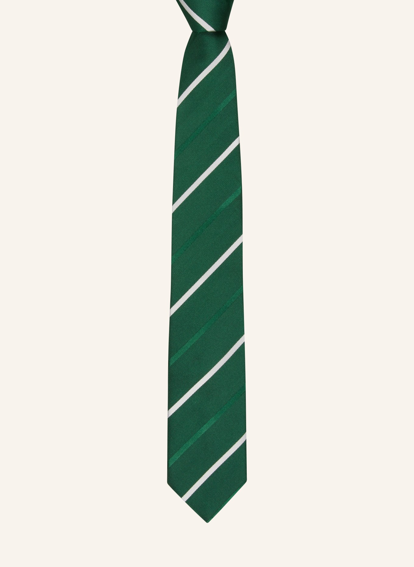 BOSS Krawatte mit Seide, Farbe: GRÜN/ WEISS (Bild 2)
