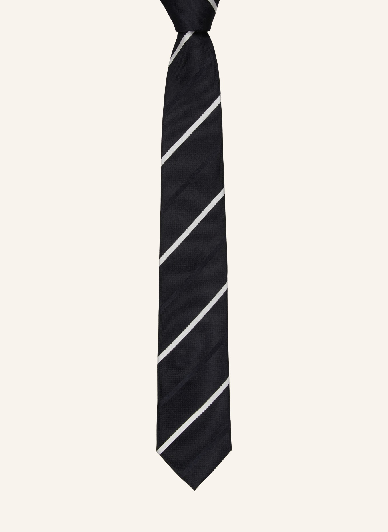 BOSS Krawatte mit Seide, Farbe: DUNKELBLAU/ WEISS (Bild 2)