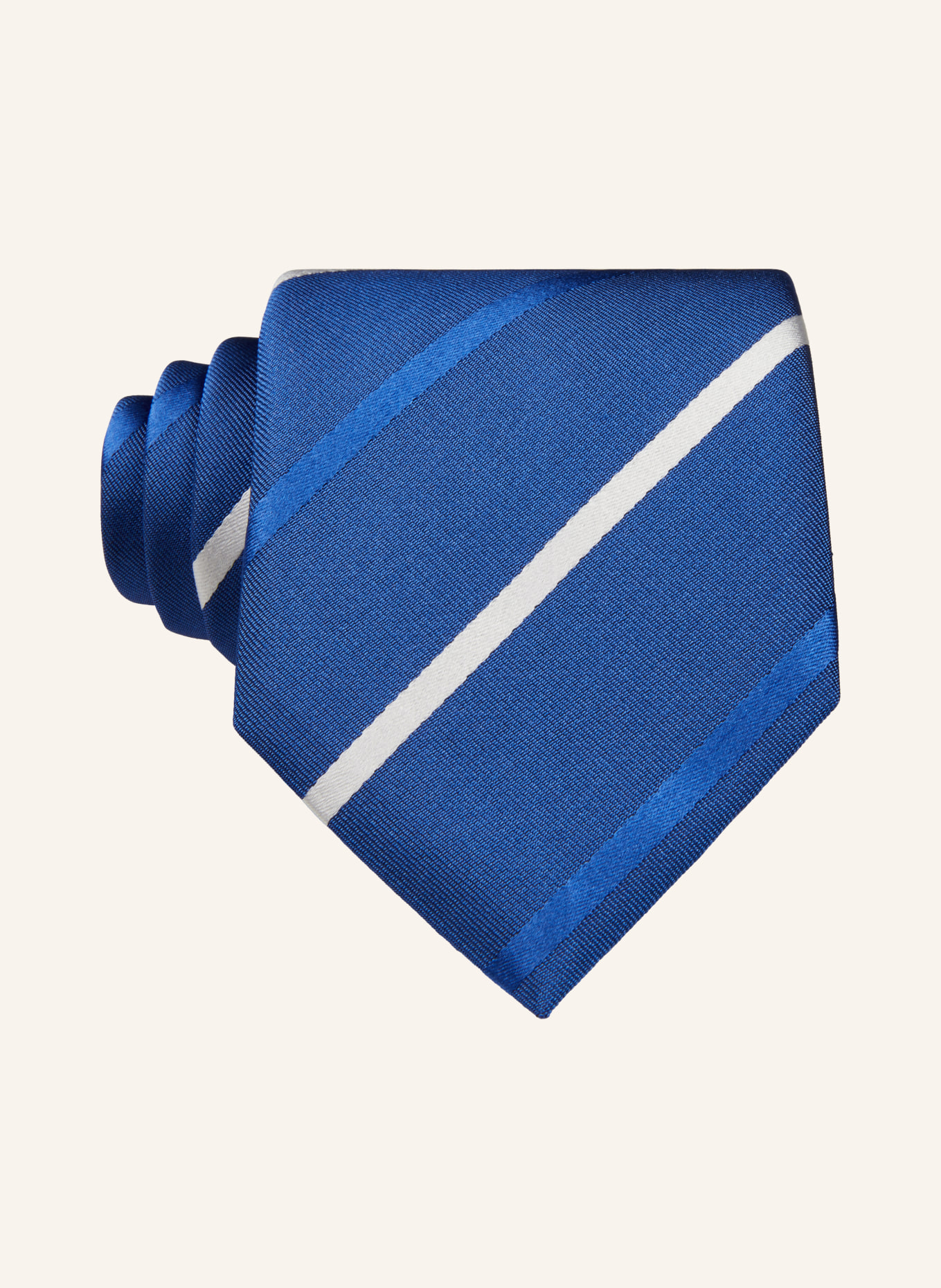 BOSS Krawatte mit Seide, Farbe: BLAU/ WEISS (Bild 1)
