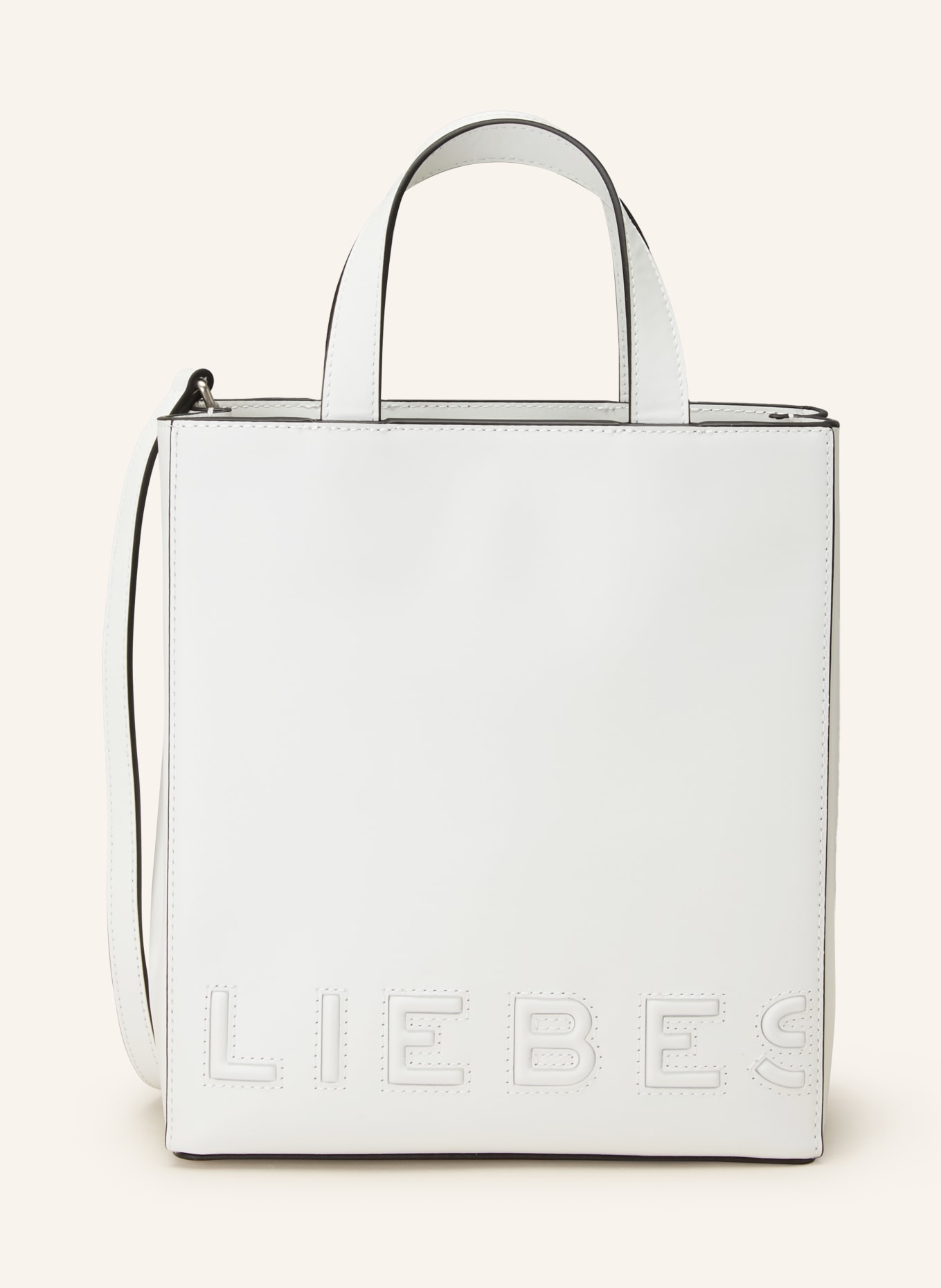 LIEBESKIND Handtasche PAPERBAG S, Farbe: WEISS (Bild 1)