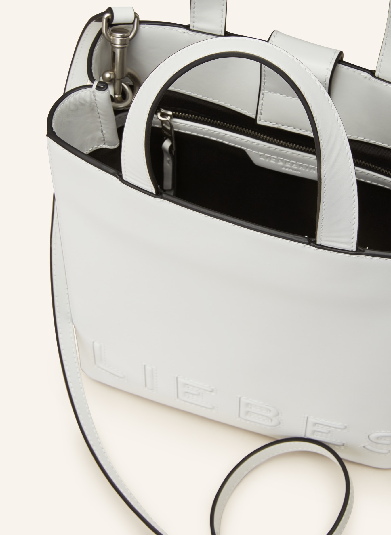 LIEBESKIND Handbag PAPERBAG S, Color: WHITE (Image 3)