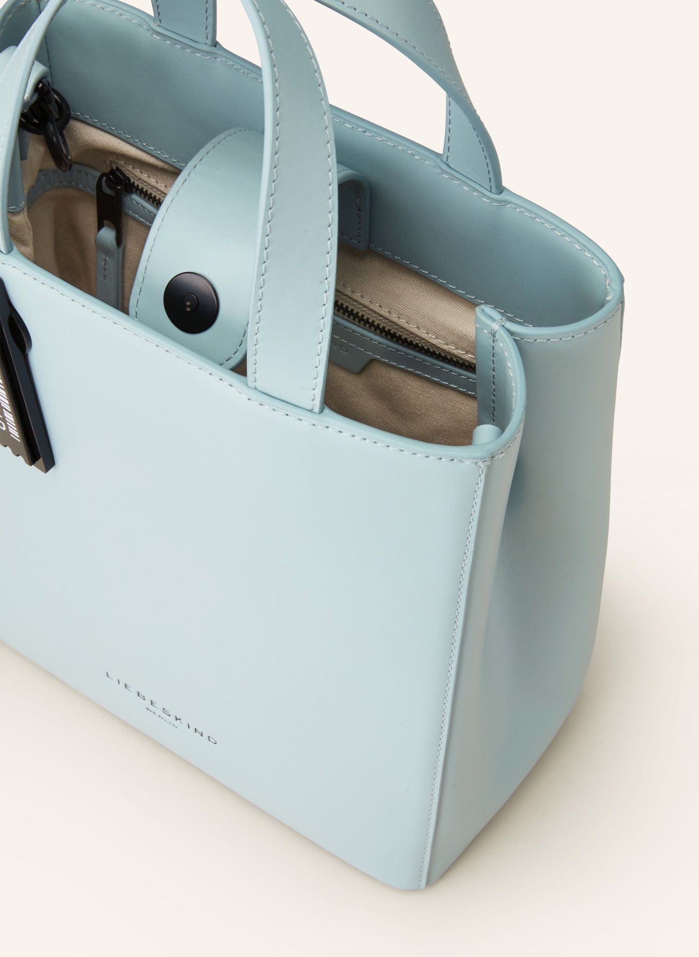 LIEBESKIND Handbag PAPER BAG S, Color: LIGHT BLUE (Image 3)
