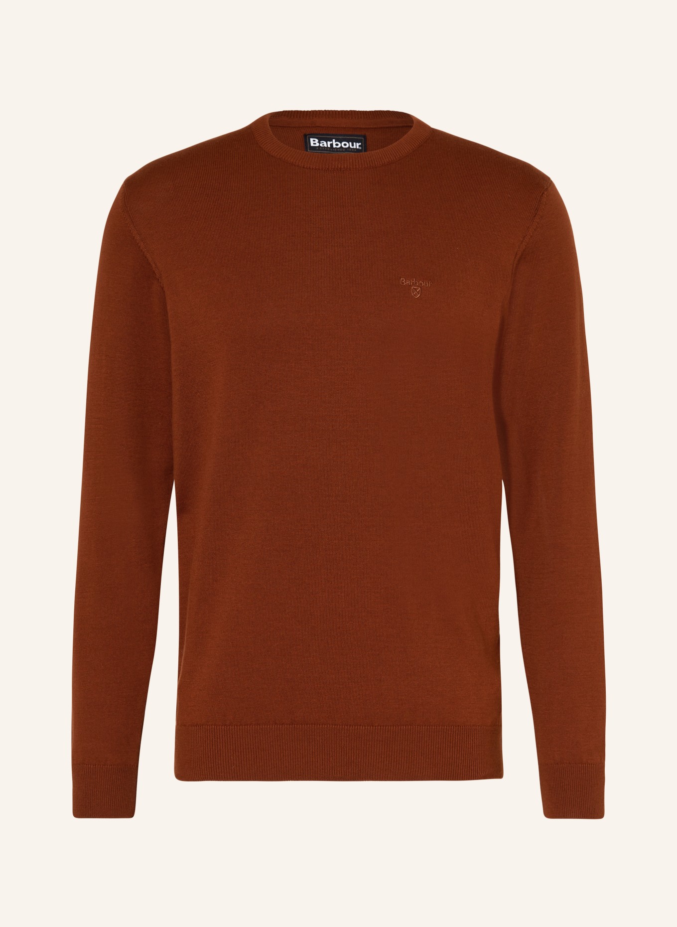 Barbour sweater mens Orange store