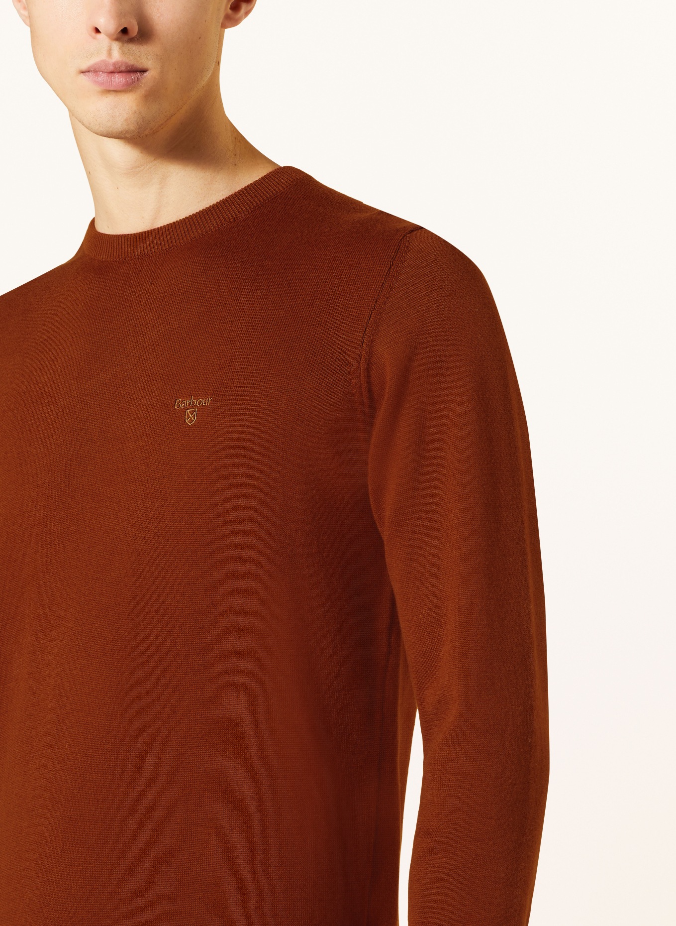 Barbour sweater clearance Orange