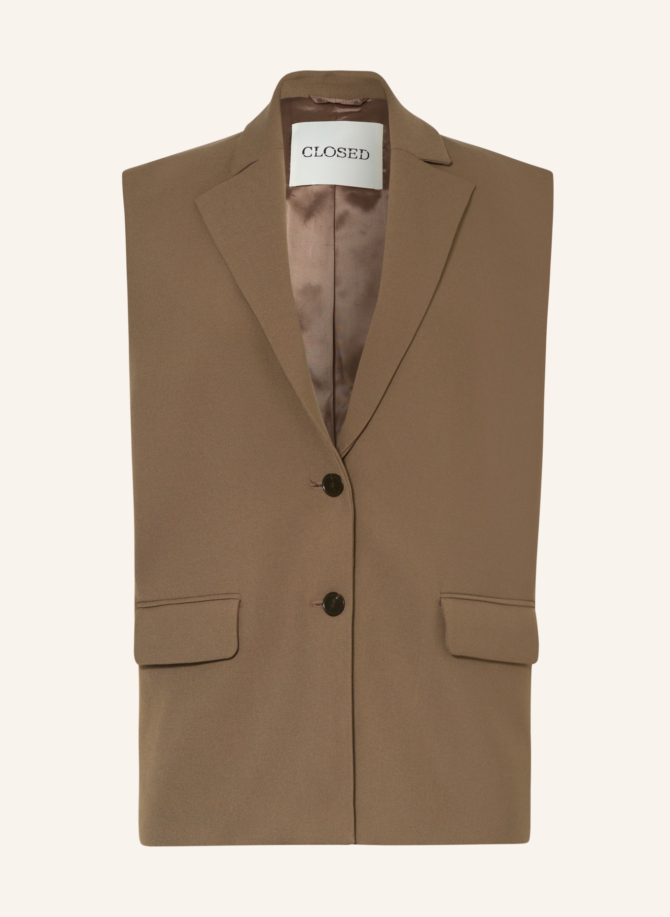 CLOSED Vest, Color: BROWN (Image 1)