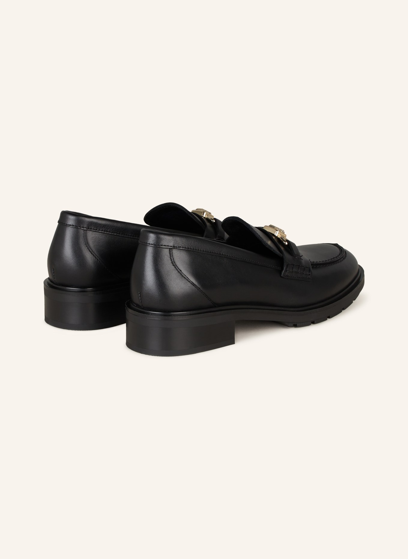 TOMMY HILFIGER Loafers, Color: BLACK (Image 2)
