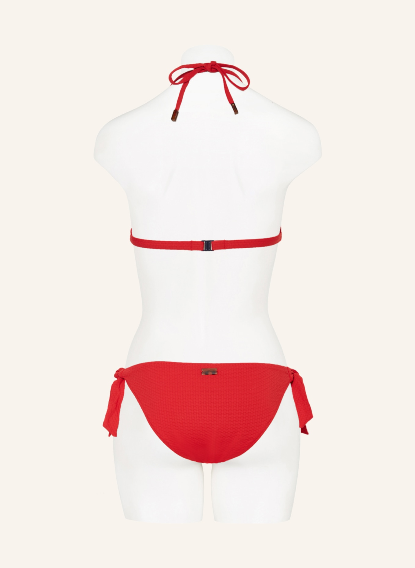 VILEBREQUIN Triangle bikini top FLECHETT, Color: RED (Image 3)