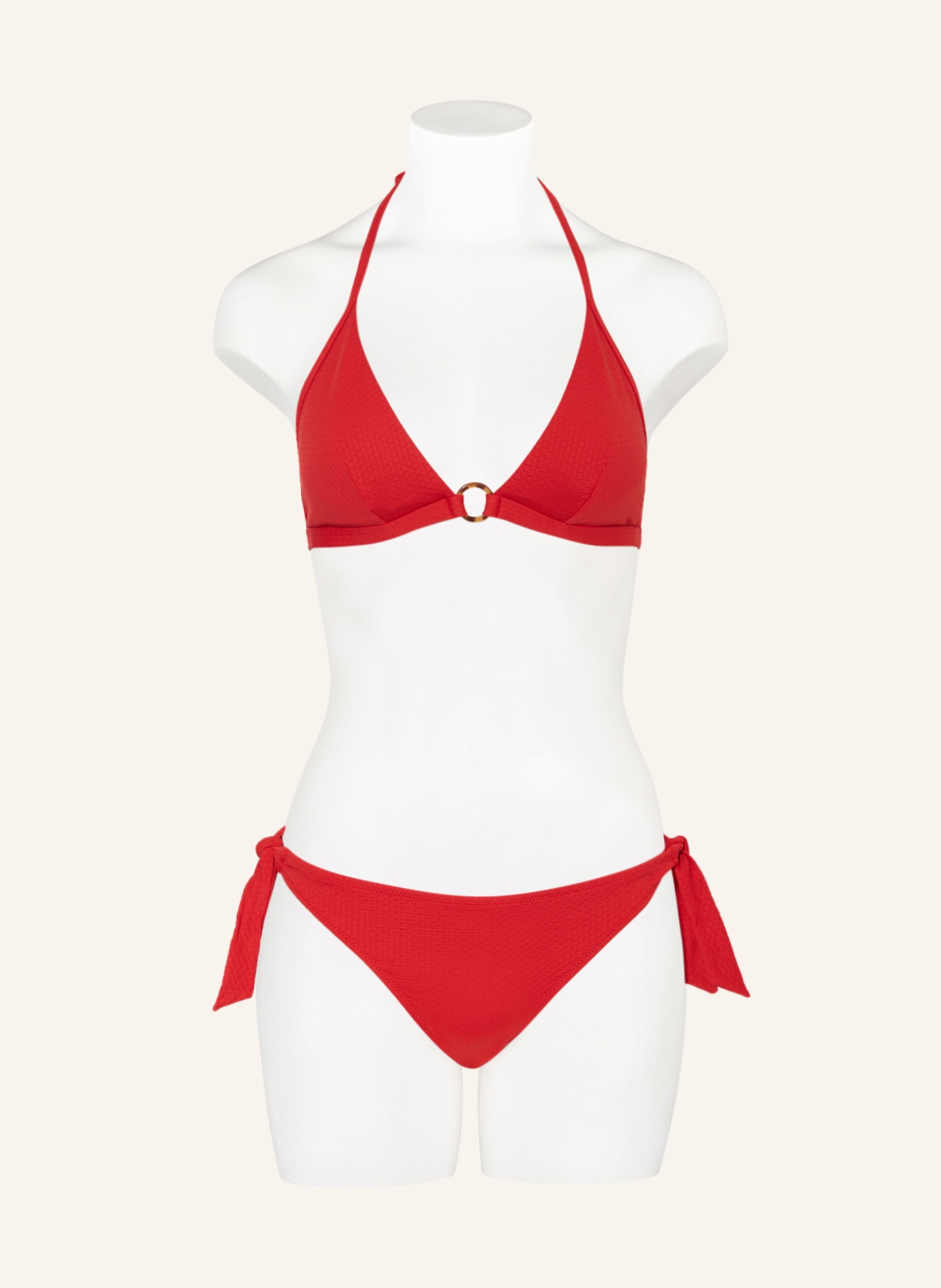 VILEBREQUIN Triangle bikini bottoms FLAMME, Color: RED (Image 2)