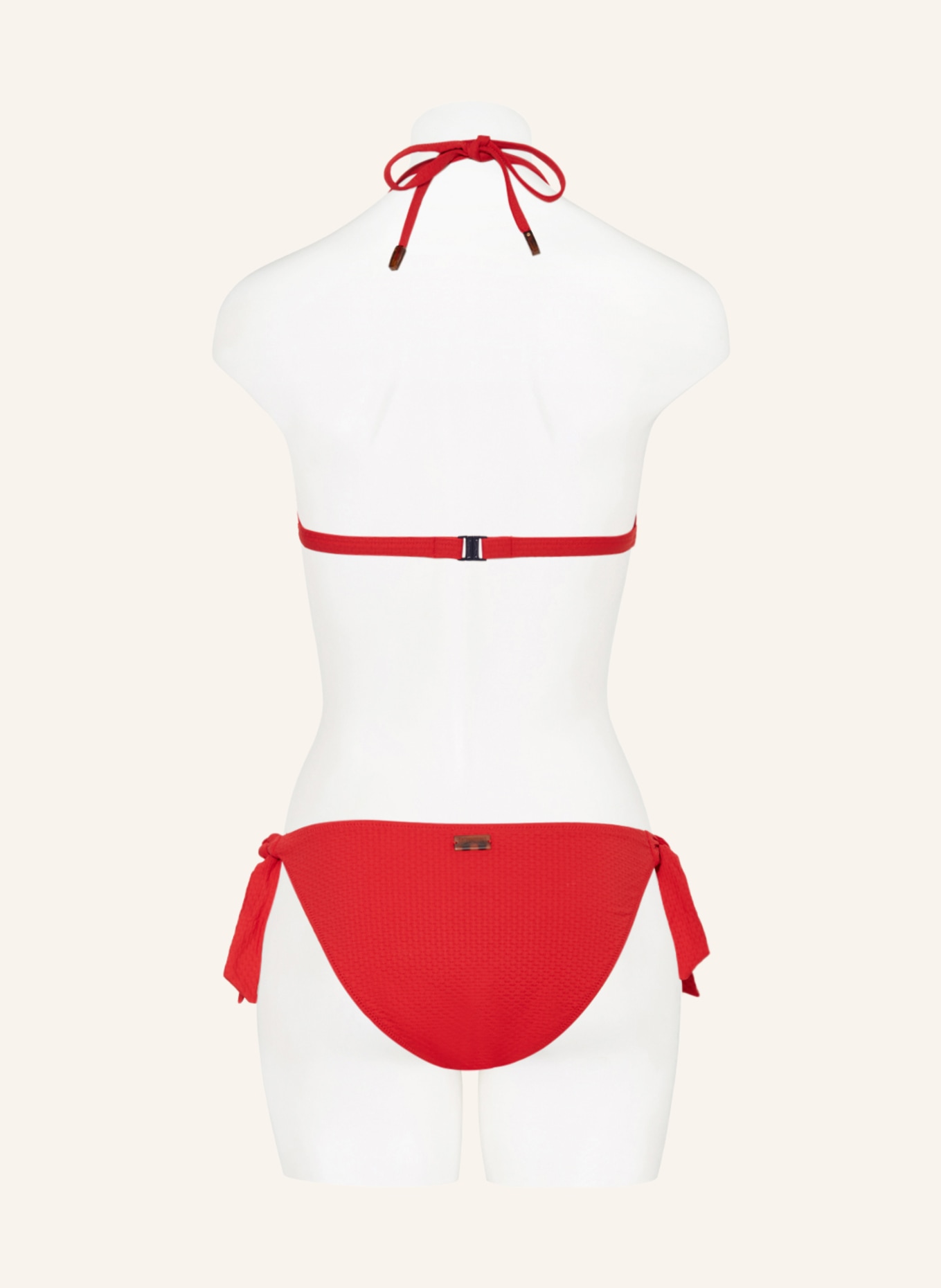 VILEBREQUIN Triangle bikini bottoms FLAMME, Color: RED (Image 3)