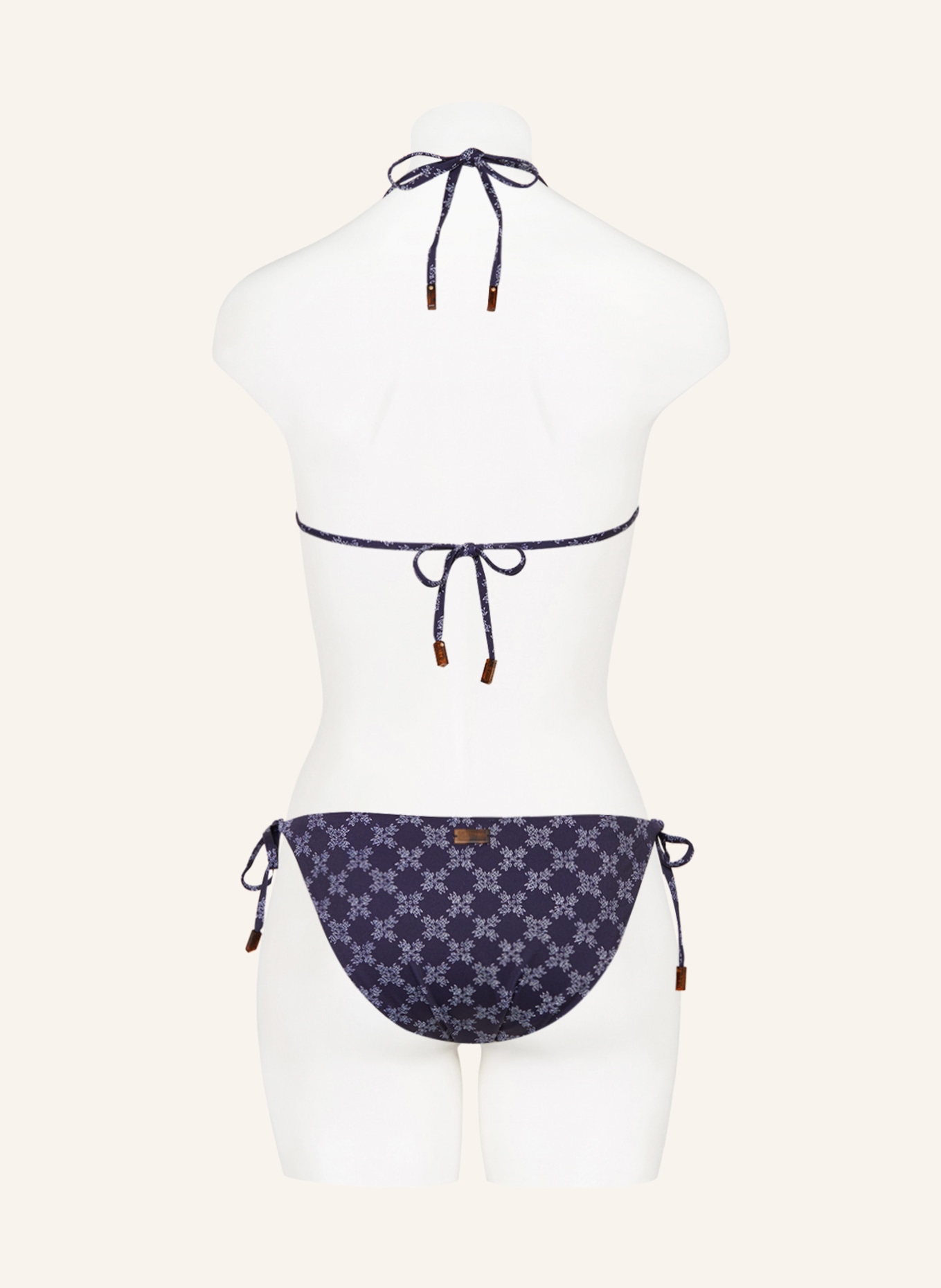 VILEBREQUIN Triangel-Bikini-Top FLEUR, Farbe: DUNKELBLAU/ HELLBLAU (Bild 3)