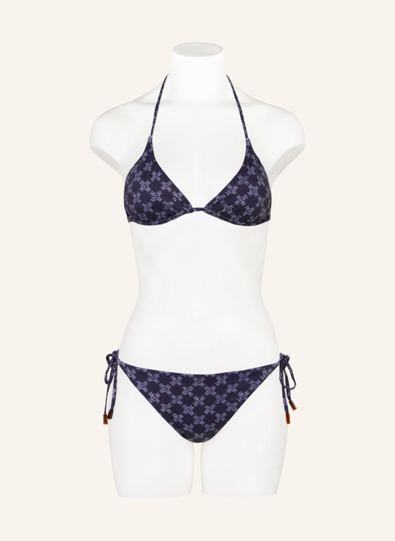 VILEBREQUIN Triangel-Bikini-Hose FLORE, Farbe: DUNKELBLAU/ HELLBLAU (Bild 2)