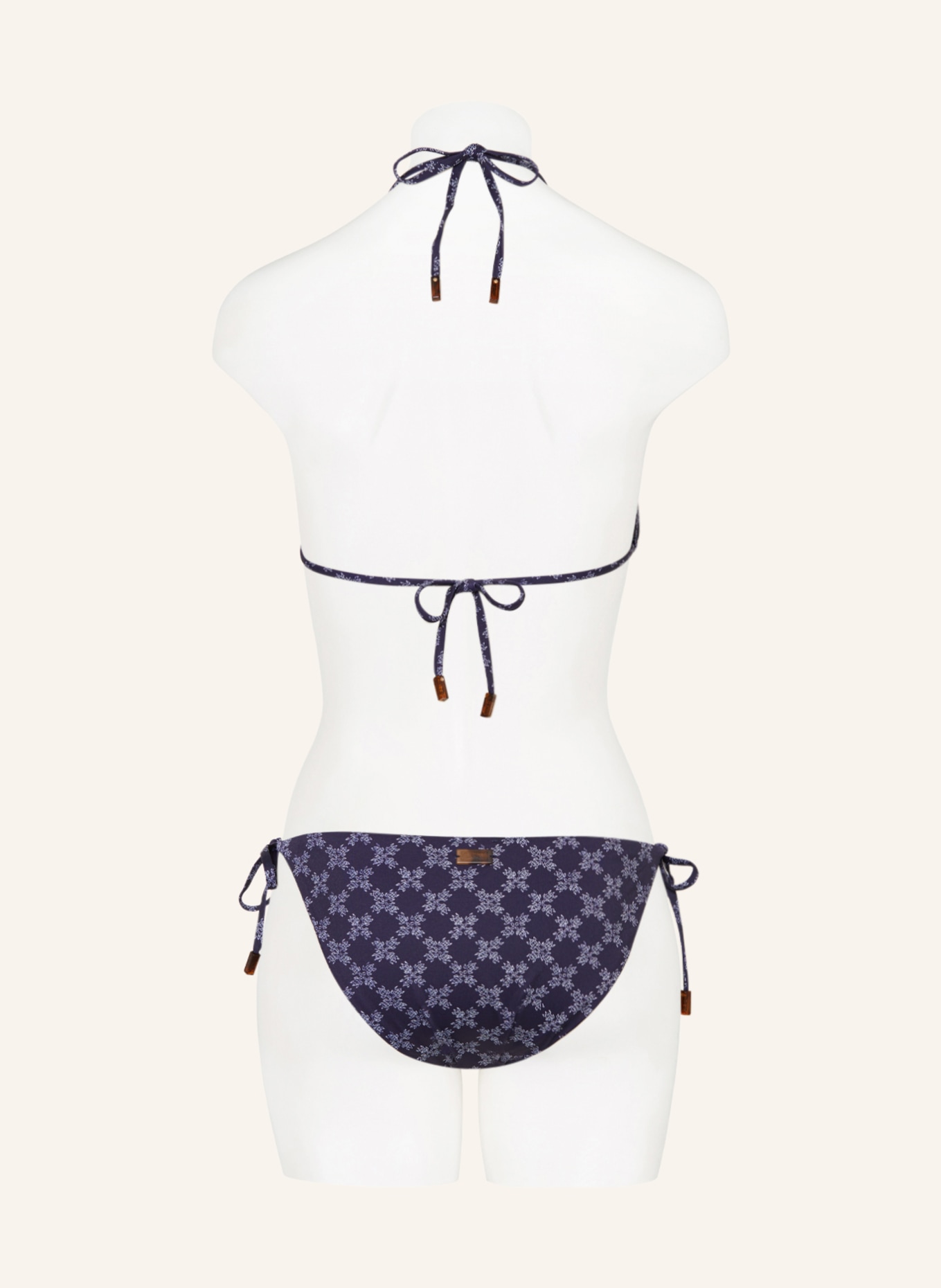 VILEBREQUIN Triangel-Bikini-Hose FLORE, Farbe: DUNKELBLAU/ HELLBLAU (Bild 3)