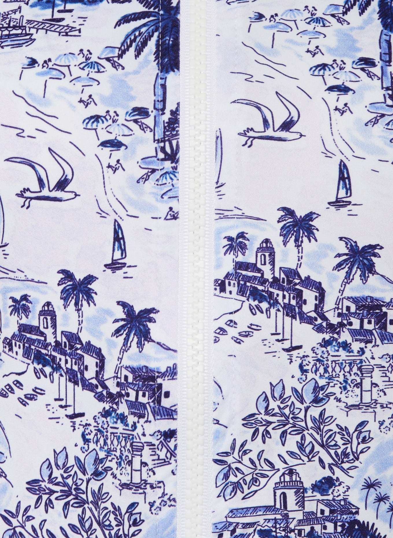VILEBREQUIN UV shirt FLYNN with UV protection 50+, Color: WHITE/ LIGHT PURPLE/ DARK PURPLE (Image 3)