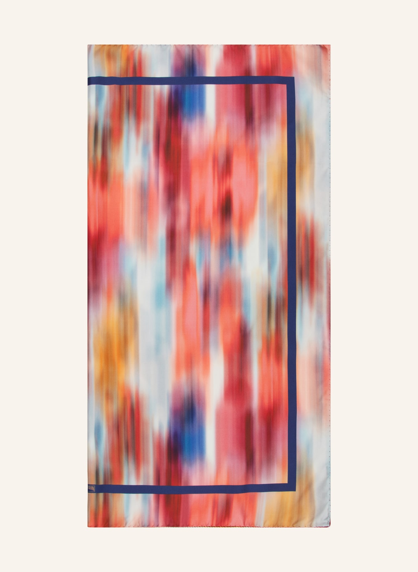 VILEBREQUIN Silk scarf IKAT FLOWERS, Color: RED/ BLUE (Image 1)