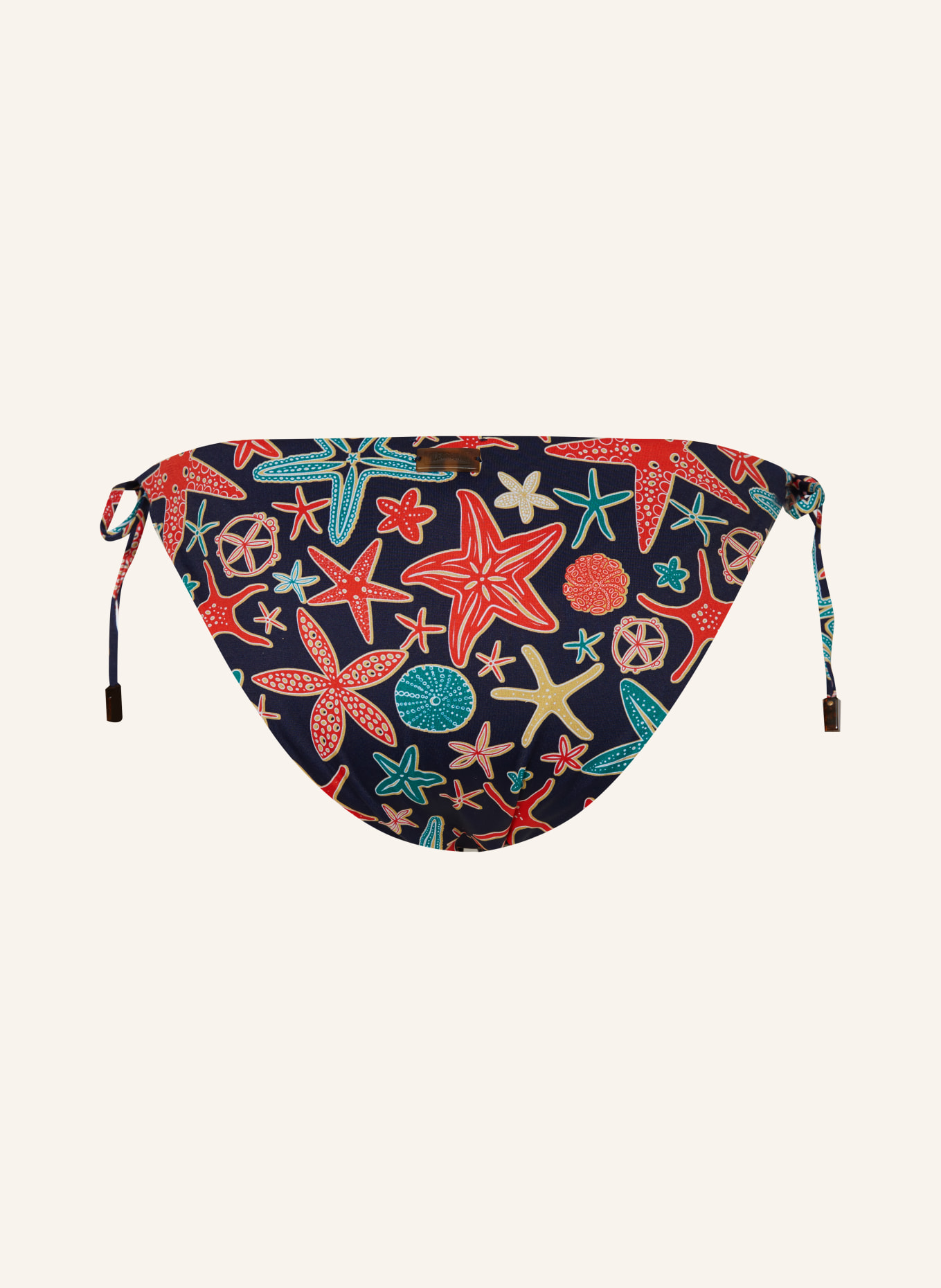 VILEBREQUIN Triangel-Bikini-Hose HOLISTARFISH FLEUR, Farbe: DUNKELBLAU/ ROT/ PETROL (Bild 2)