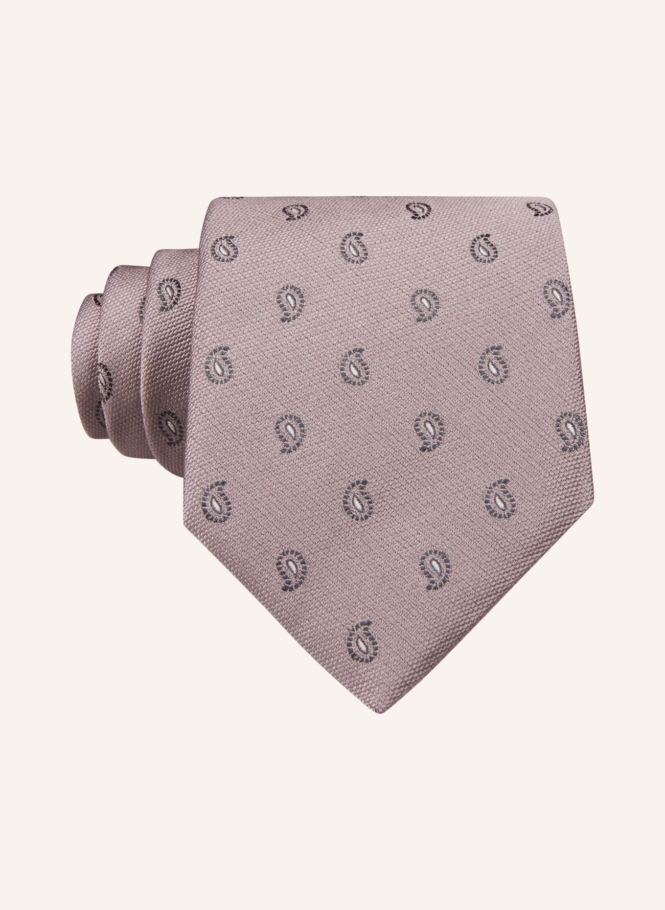 BOSS Krawatte, Farbe: ROSÉ/ GRAU/ WEISS (Bild 1)