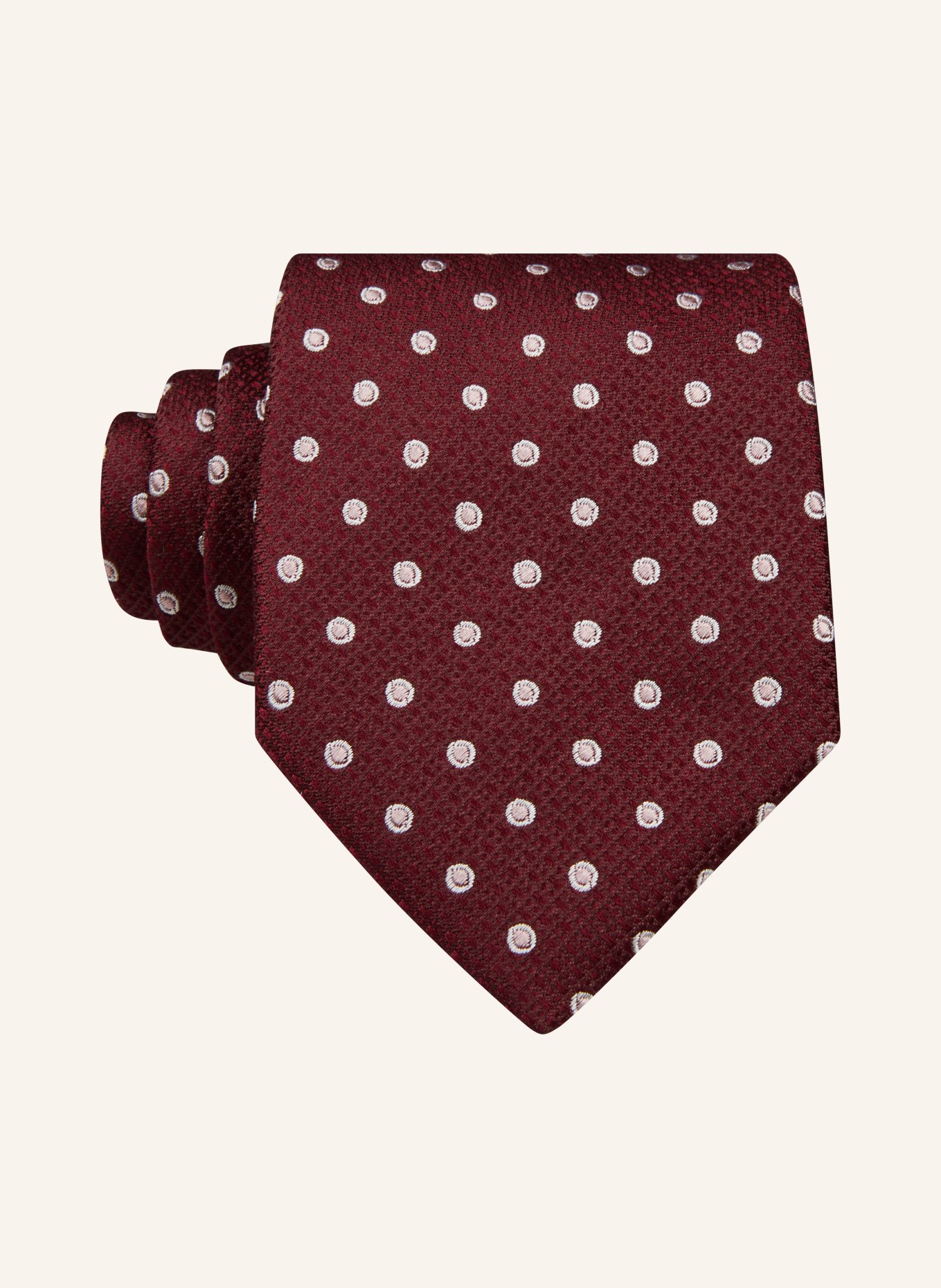 BOSS Krawatte, Farbe: DUNKELROT/ HELLROSA/ WEISS (Bild 1)