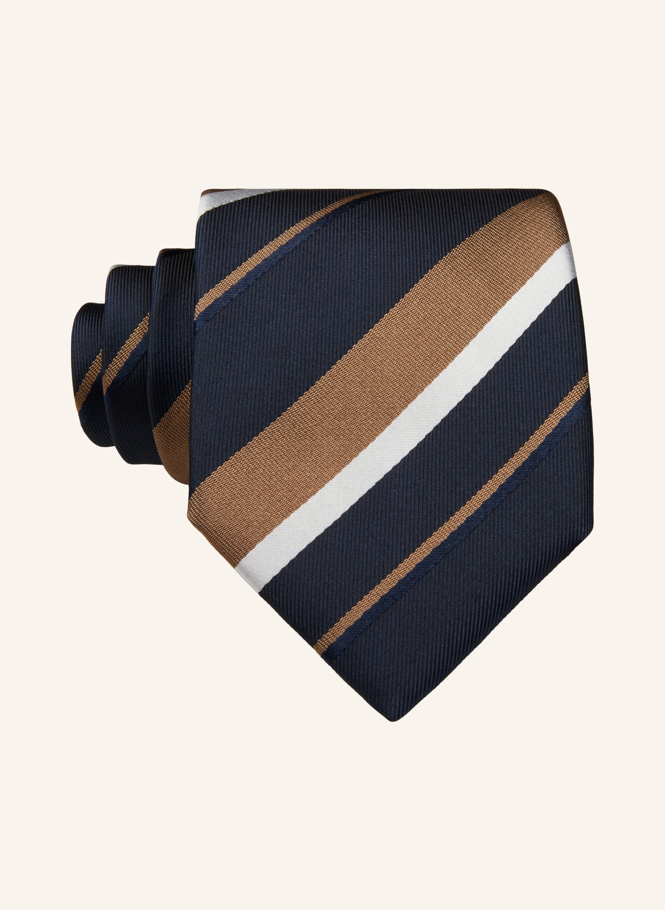BOSS Krawatte, Farbe: DUNKELBLAU/ BRAUN/ WEISS (Bild 1)