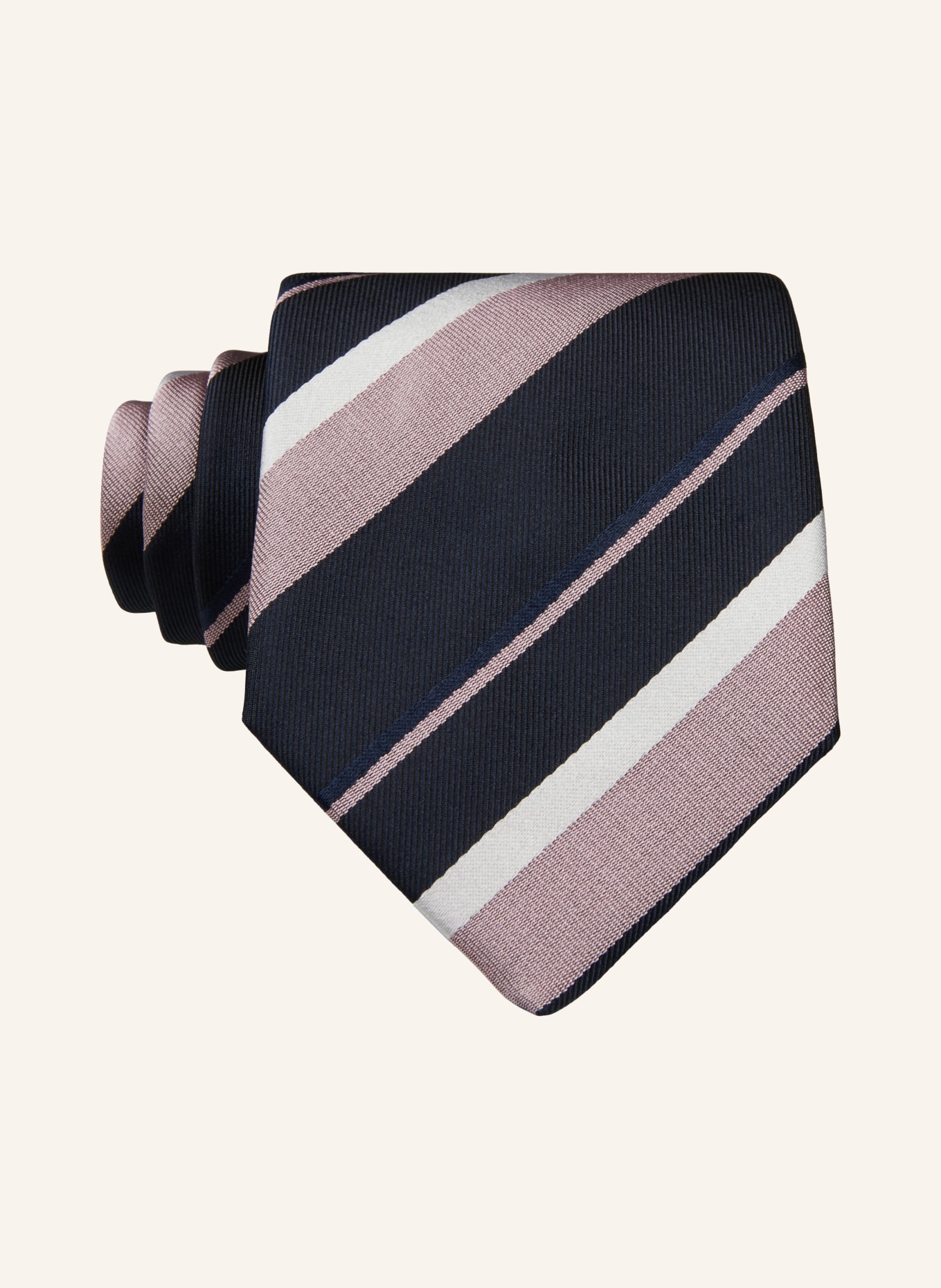 BOSS Krawatte, Farbe: DUNKELBLAU/ HELLLILA/ WEISS (Bild 1)