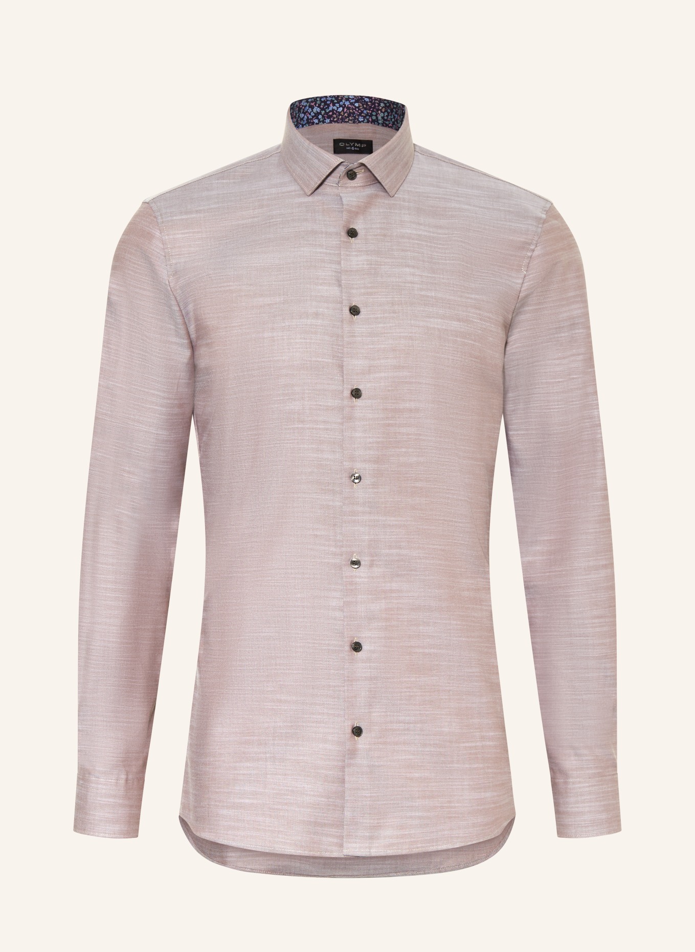OLYMP Hemd Super Slim Fit: BRAUN