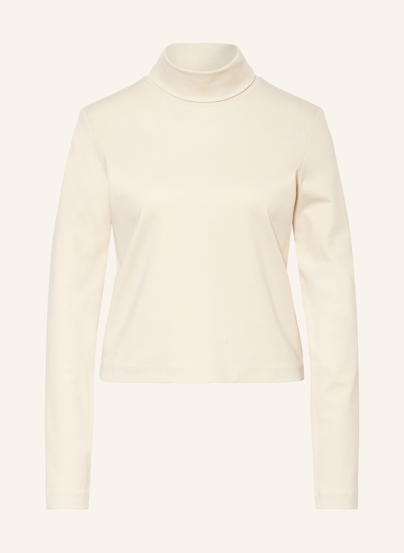 DRYKORN Turtleneck shirt LUGONA, Color: LIGHT BROWN (Image 1)