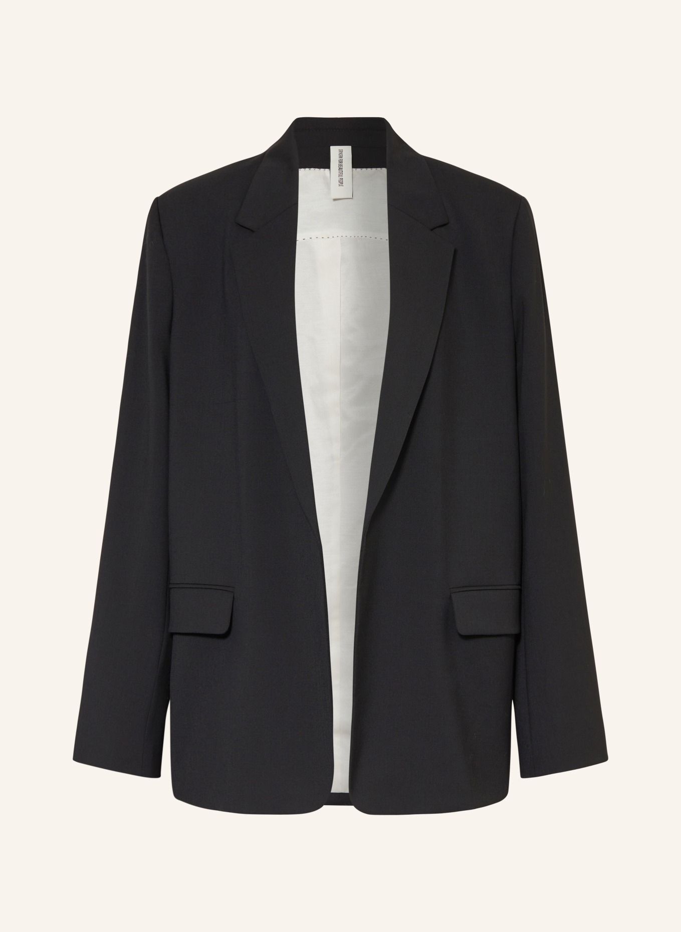 DRYKORN Long blazer IDBURY, Color: BLACK (Image 1)