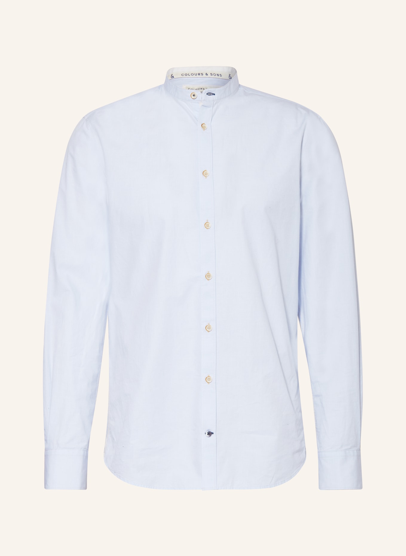 COLOURS & SONS Shirt casual fit, Color: LIGHT BLUE (Image 1)