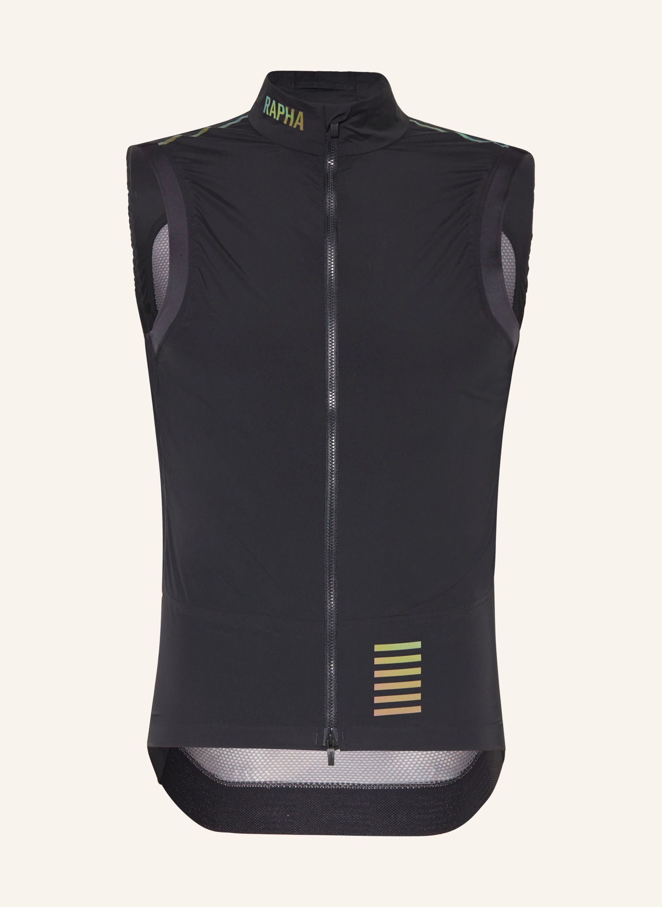 Rapha Cycling vest PRO TEAM, Color: BLACK/ GRAY/ ORANGE (Image 1)