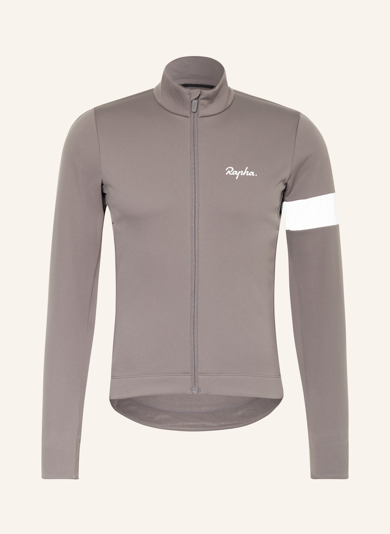 Rapha Softshell cycling jacket WINTER, Color: GRAY/ WHITE (Image 1)