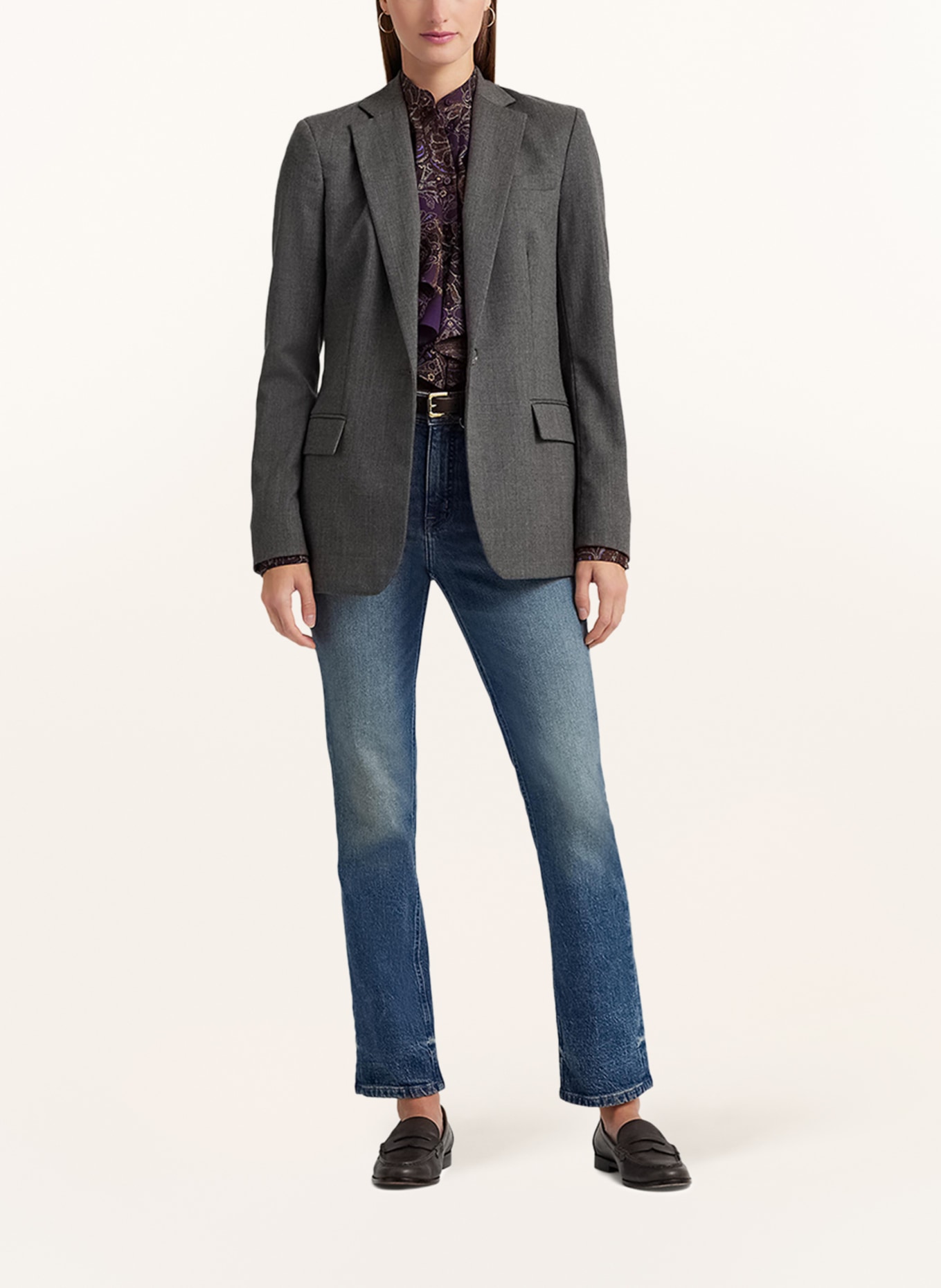 Ralph lauren grey blazer shop