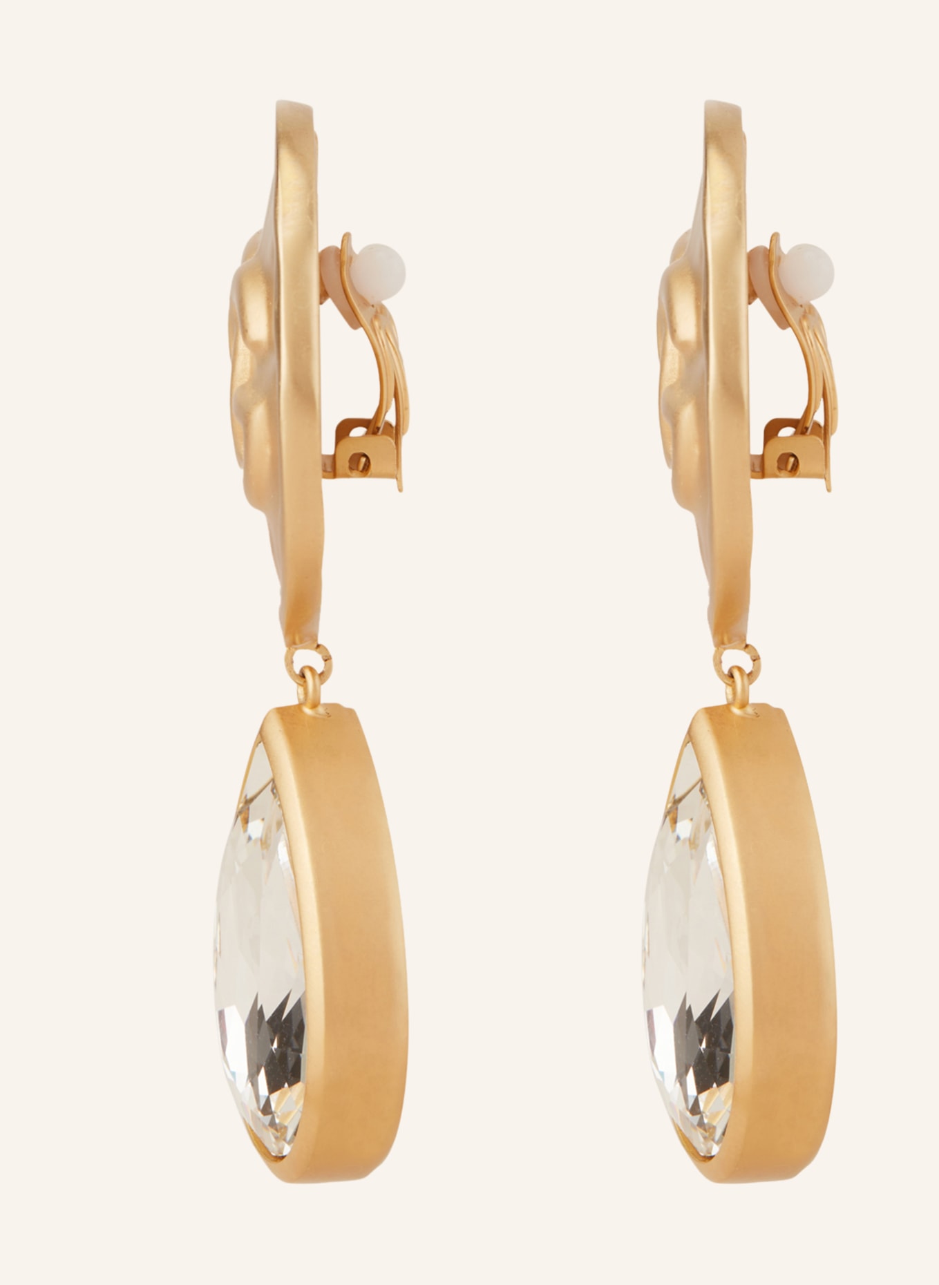 DOLCE & GABBANA Ear clips, Color: GOLD/ WHITE (Image 2)