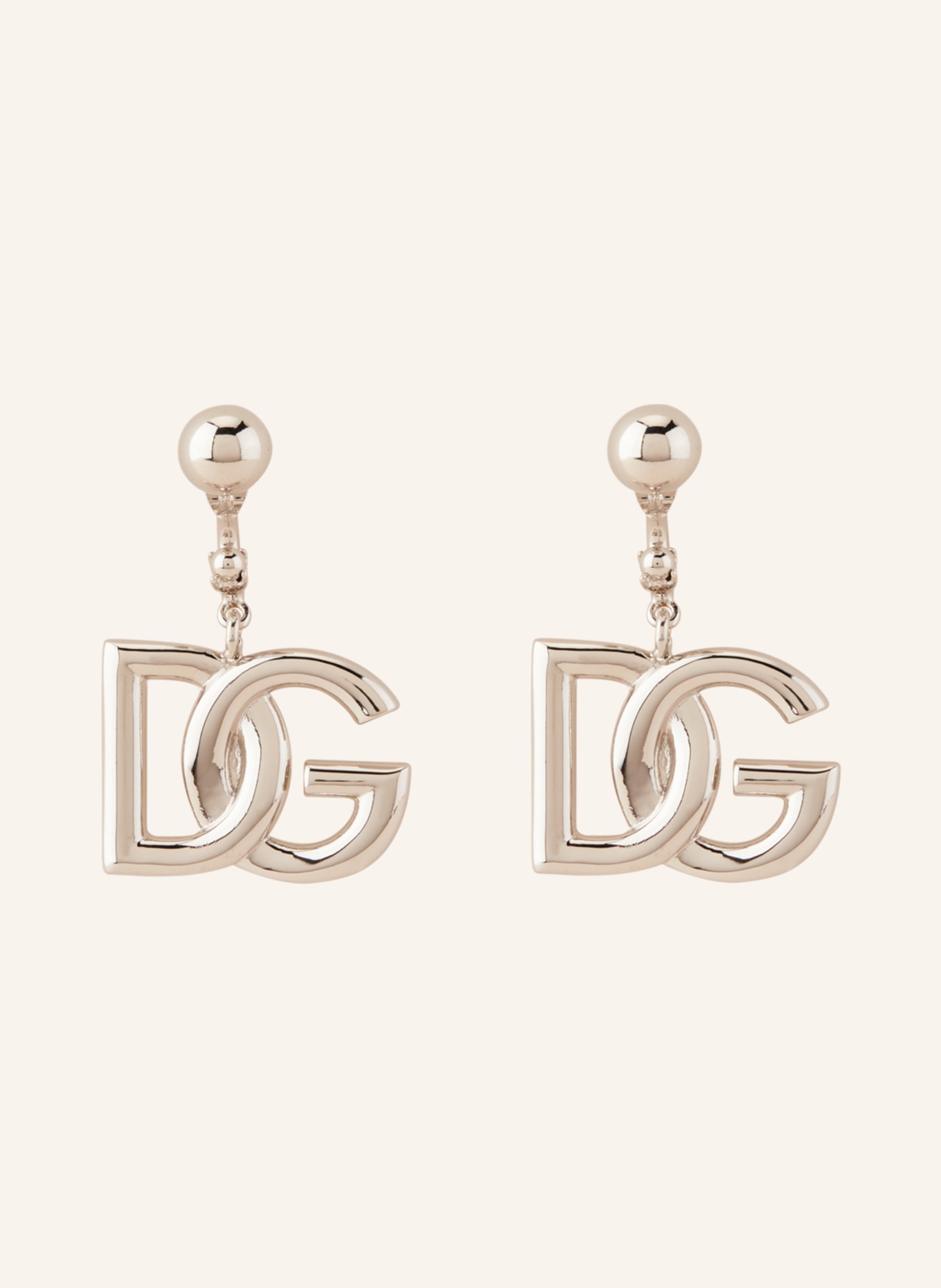 DOLCE & GABBANA Dangle earrings, Color: SILVER (Image 1)