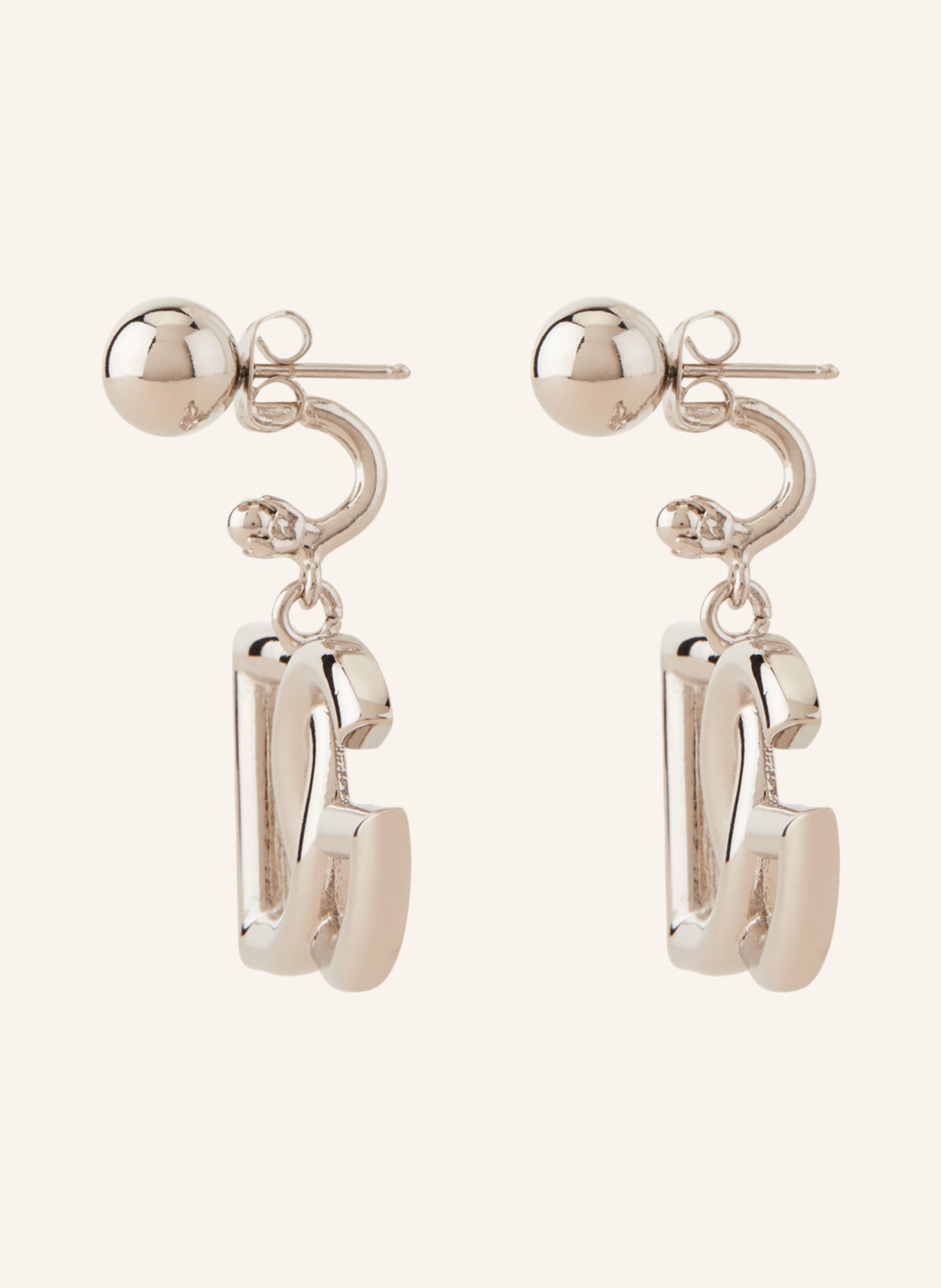 DOLCE & GABBANA Dangle earrings, Color: SILVER (Image 2)