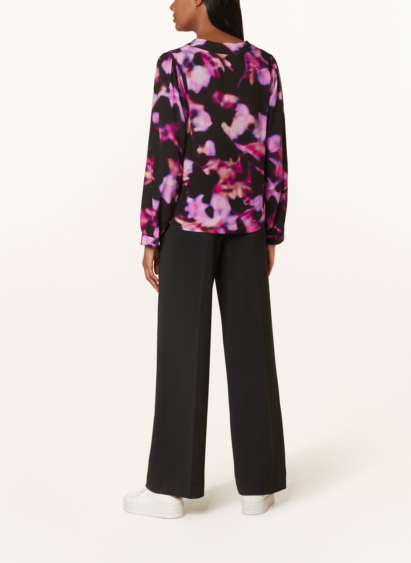 comma Shirt blouse, Color: FUCHSIA/ BLACK/ PINK (Image 3)