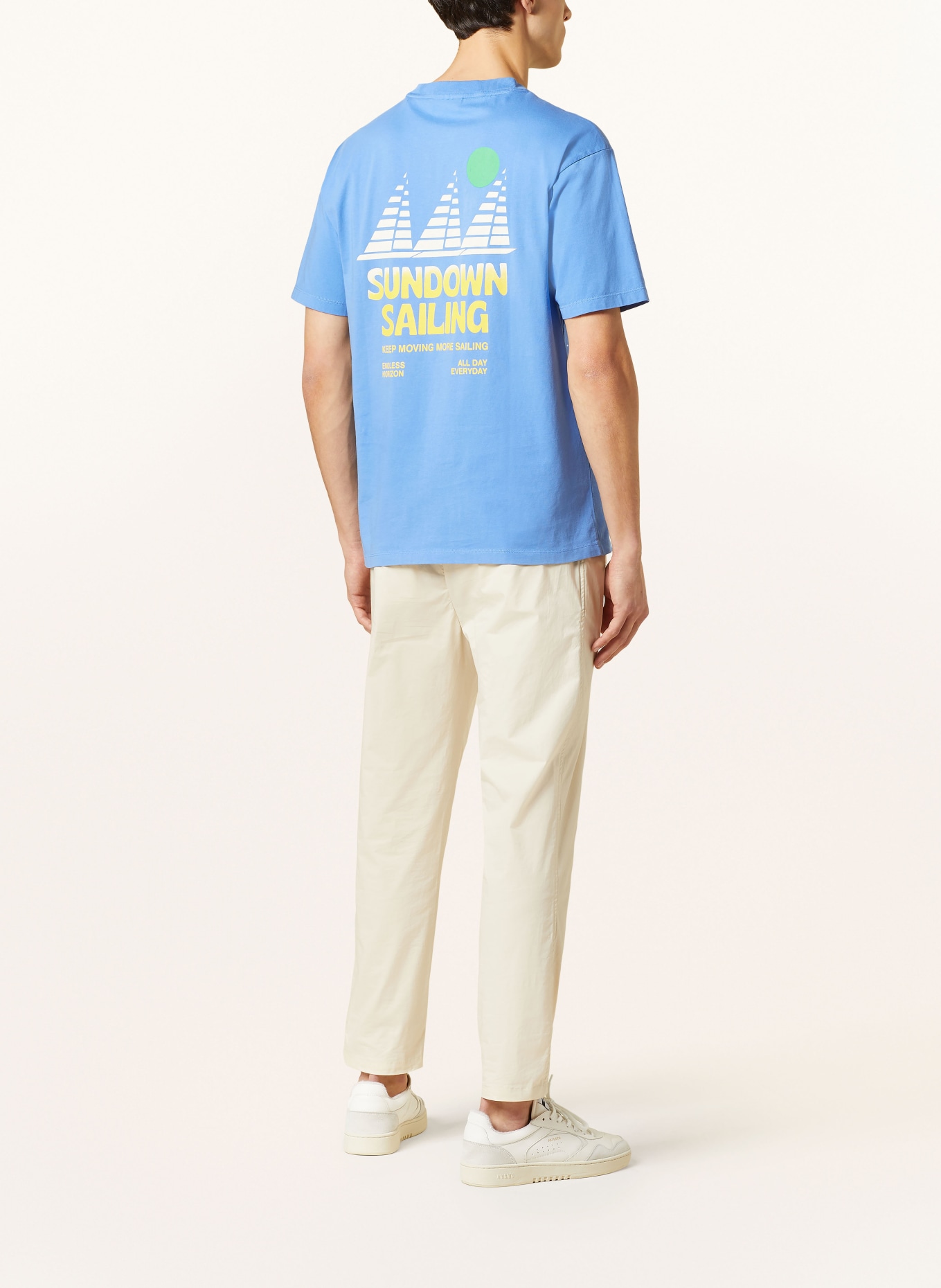 SCOTCH & SODA T-shirt, Color: LIGHT BLUE (Image 2)