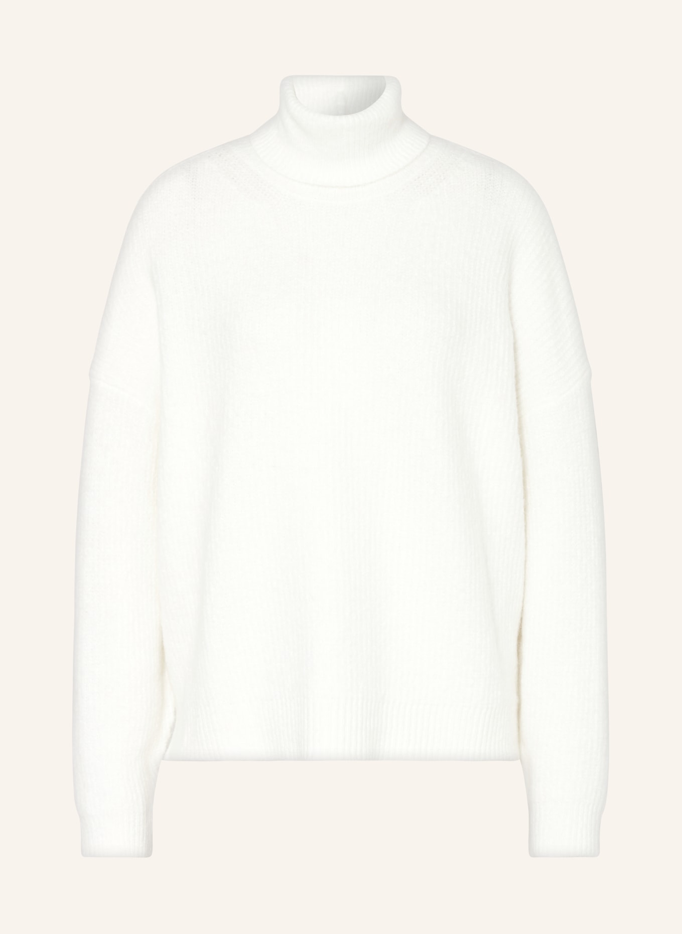 rich&royal Turtleneck sweater, Color: CREAM/ WHITE (Image 1)